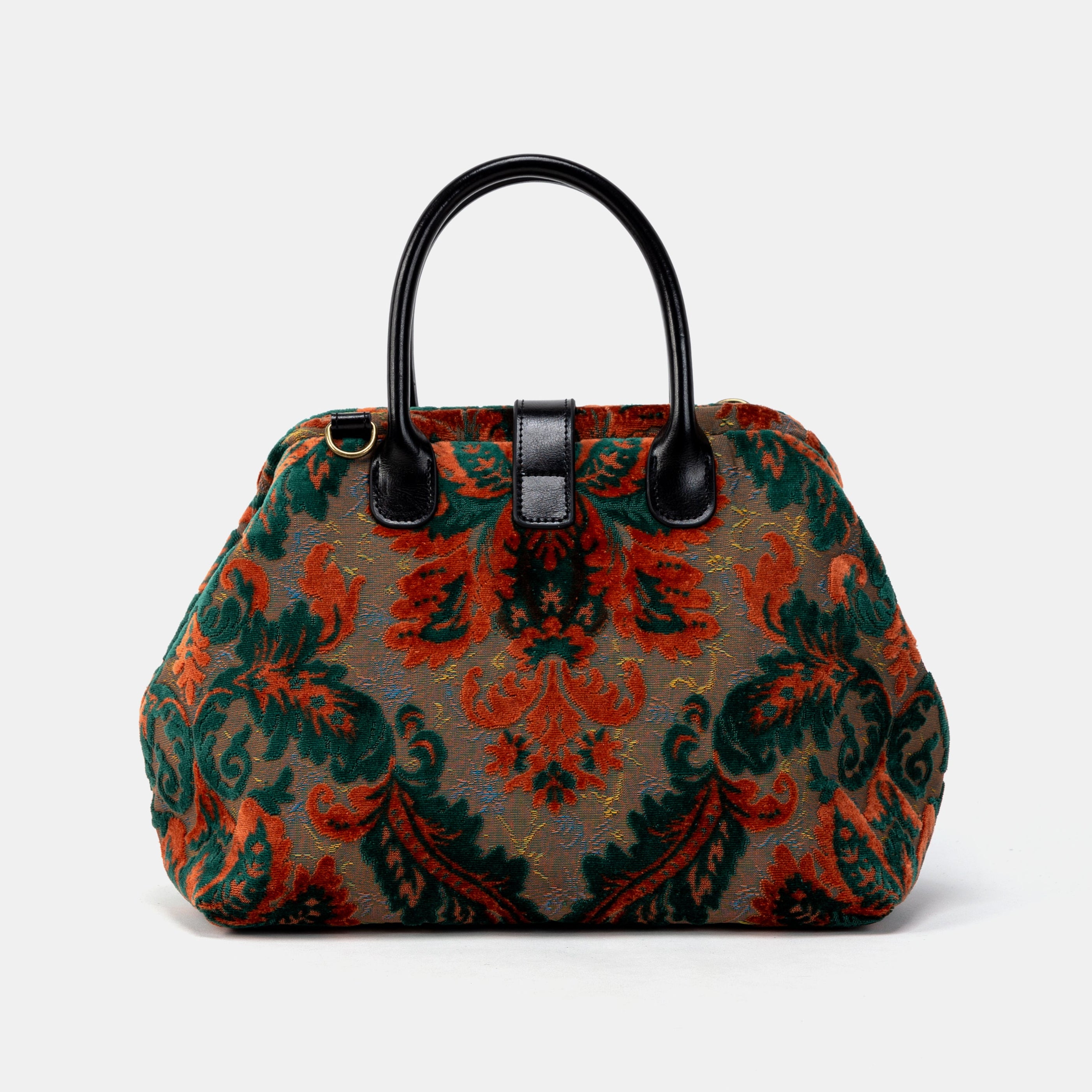 Burnout Velvet Revival Jade Carpet Handbag of America Purse