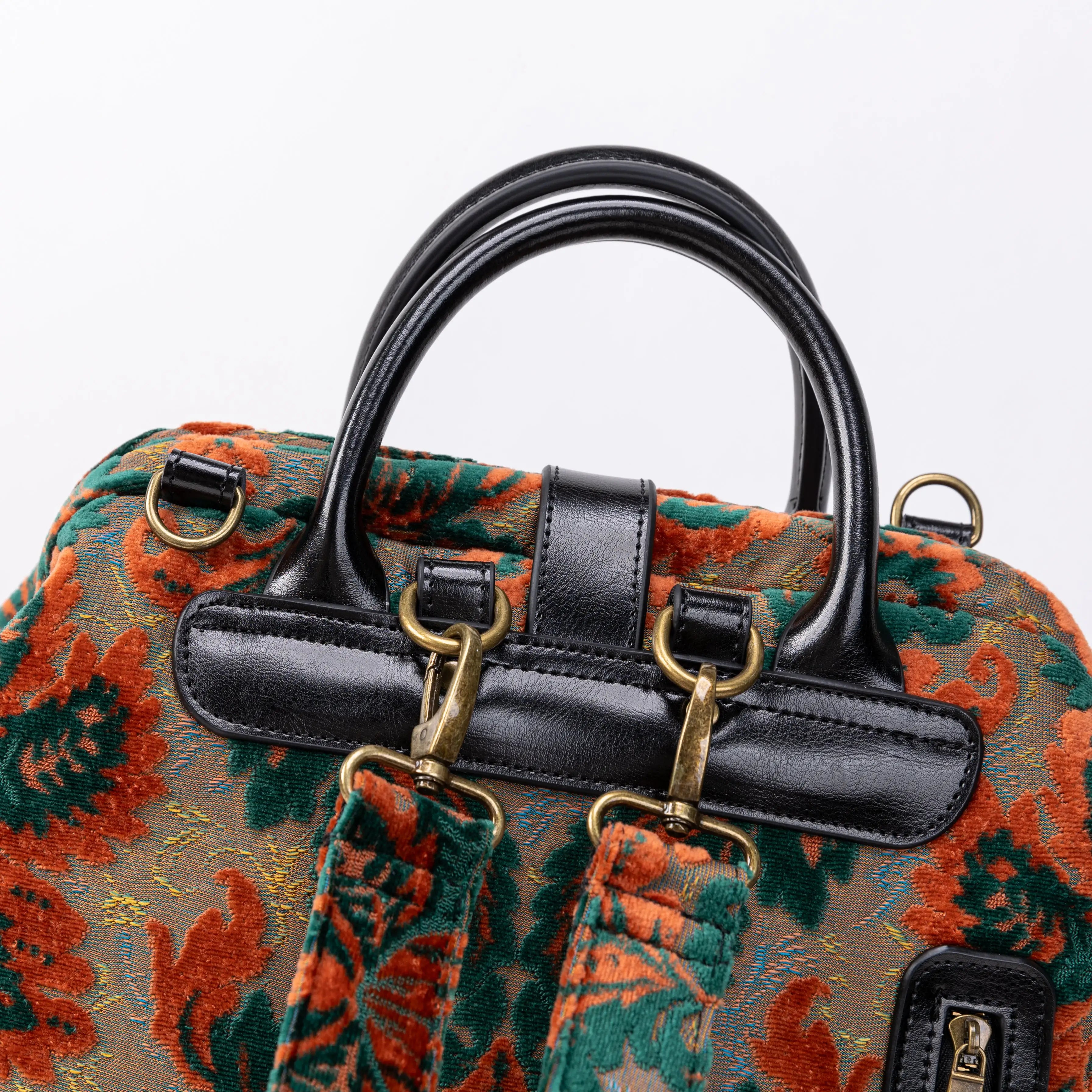 Burnout Velvet Revival Jade Carpet Laptop Backpack of America backpacking system