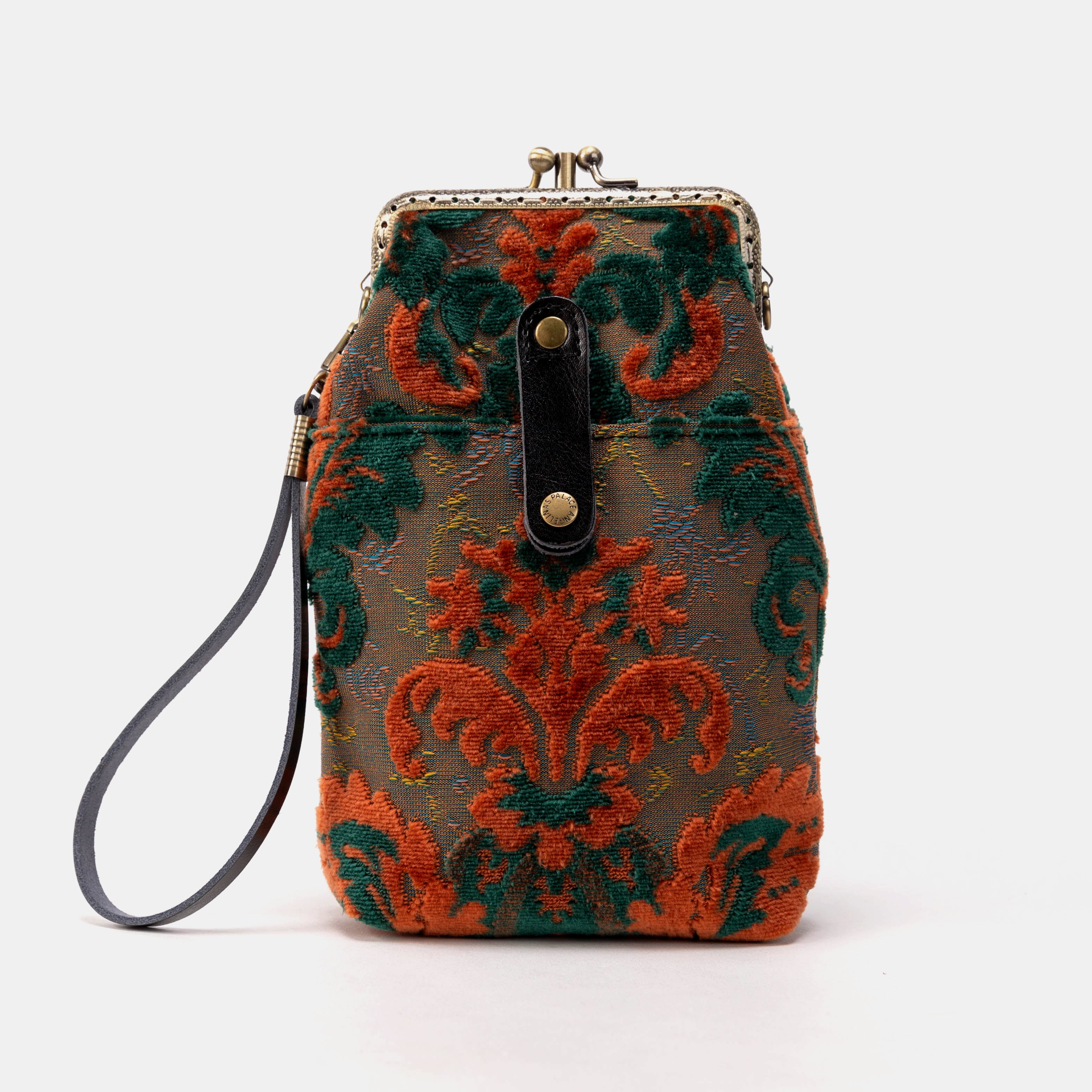 Burnout Velvet Revival Jade Carpet Phone Case Carpetbag of America front