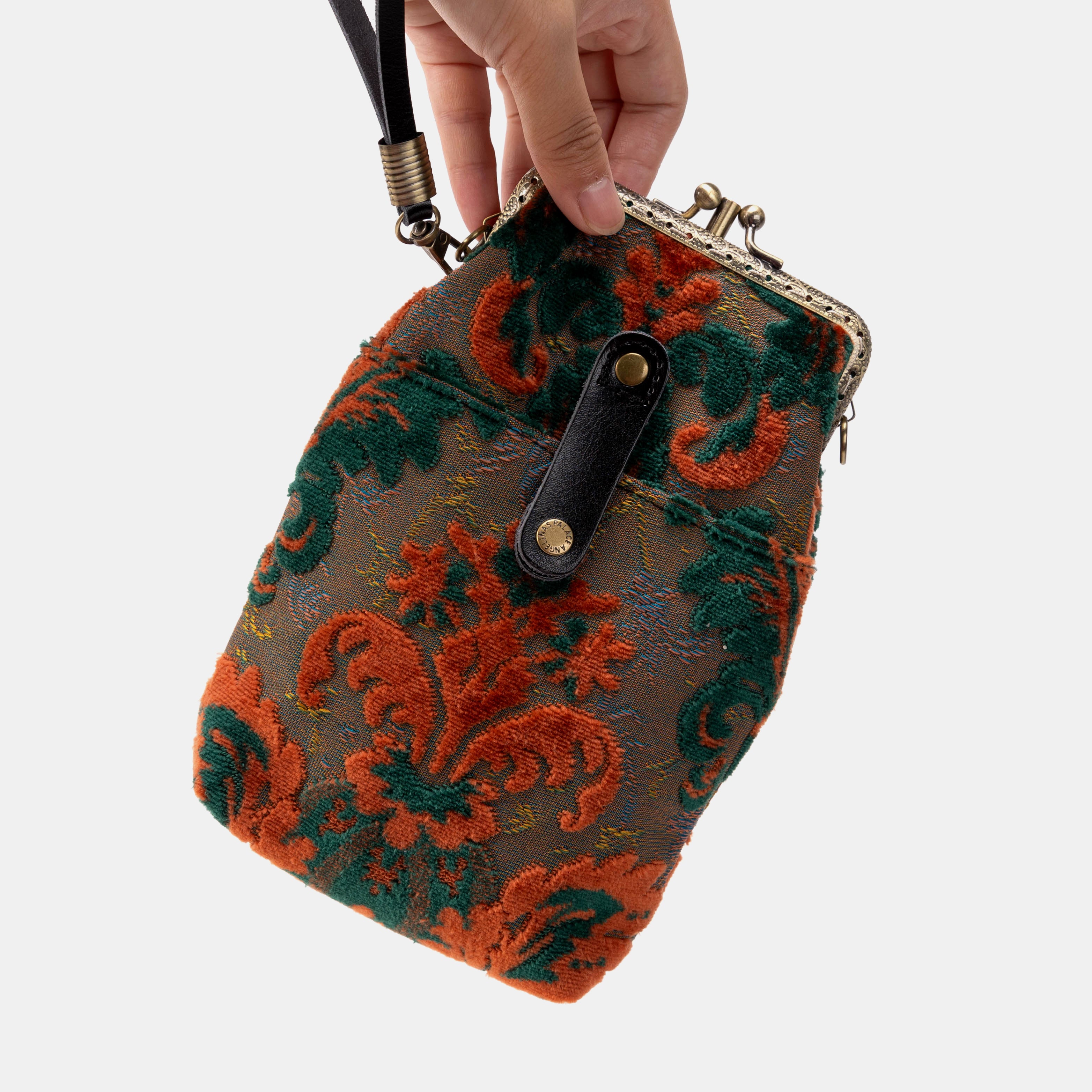 Burnout Velvet Revival Jade Carpet Phone Case Carpetbag of America main