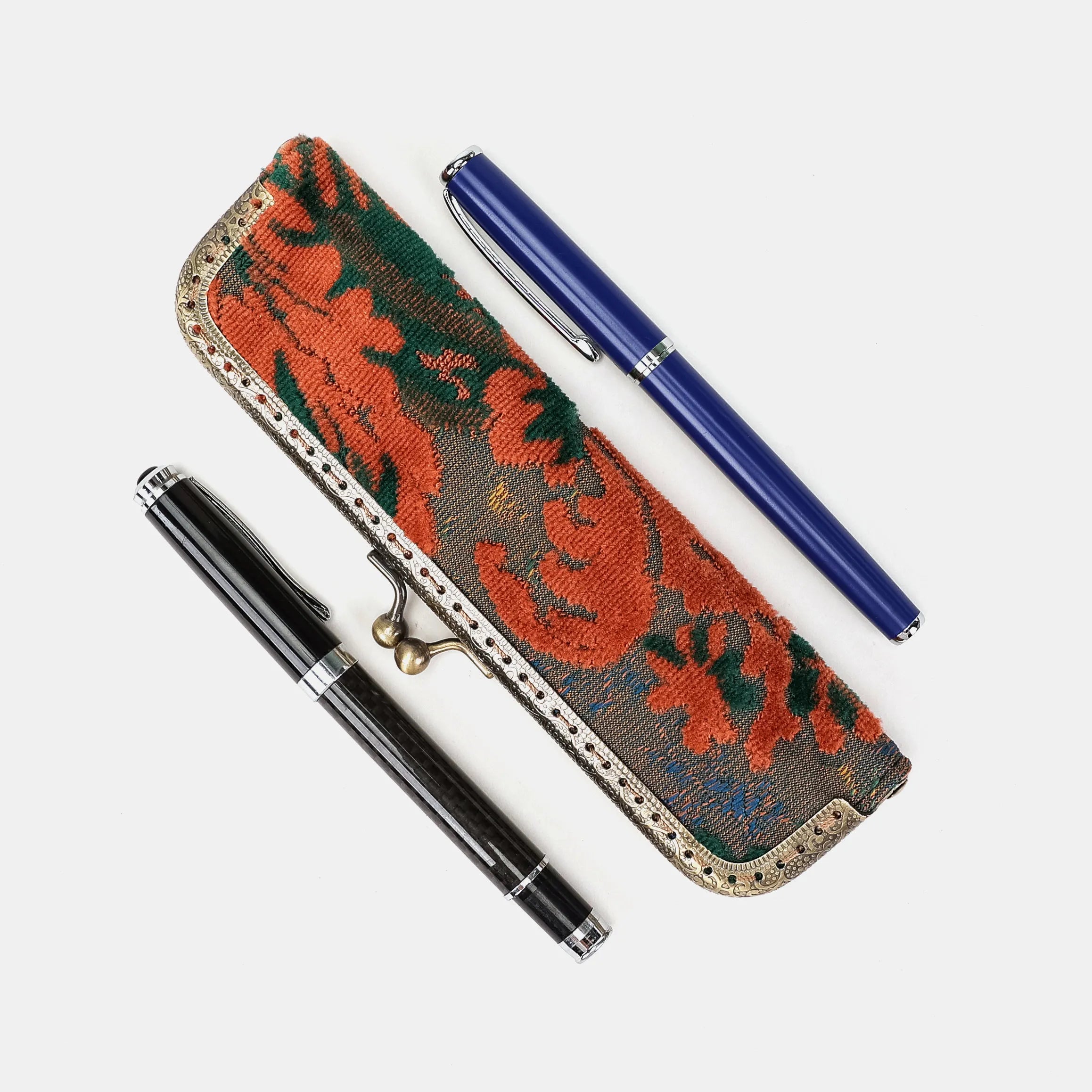 Revival Jade Duo Pen Case Carpetbag of America side