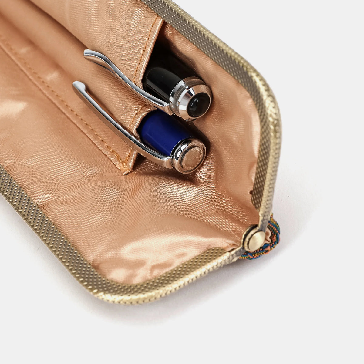 Revival Jade Duo Pen Case Carpetbag of America detail
