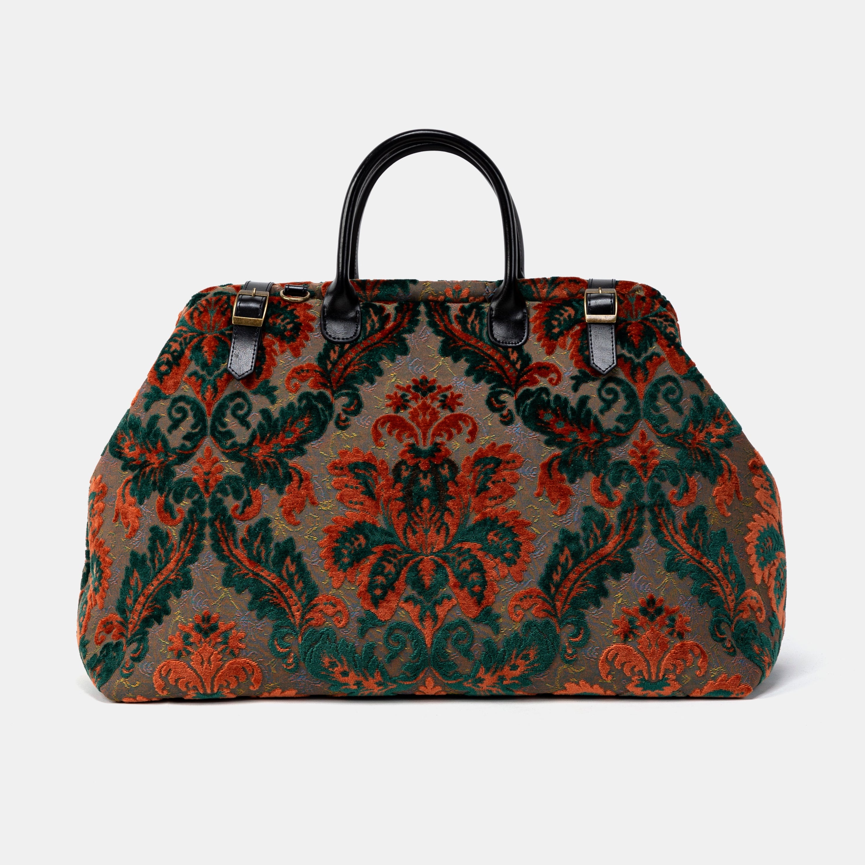 Burnout Velvet Revival Jade Large Carpetbag  of America front