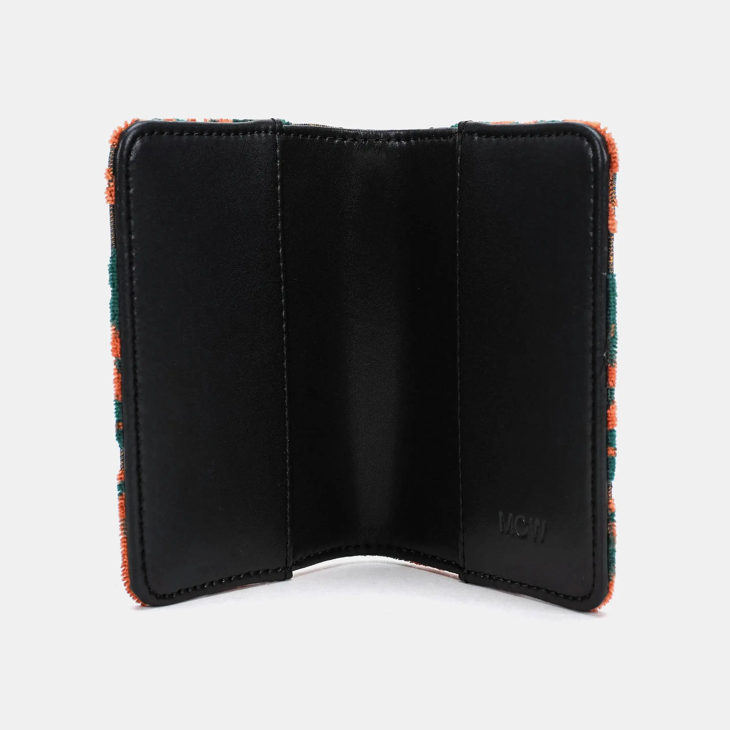 Burnout Velvet Revival Jade Passport Cover of America  open