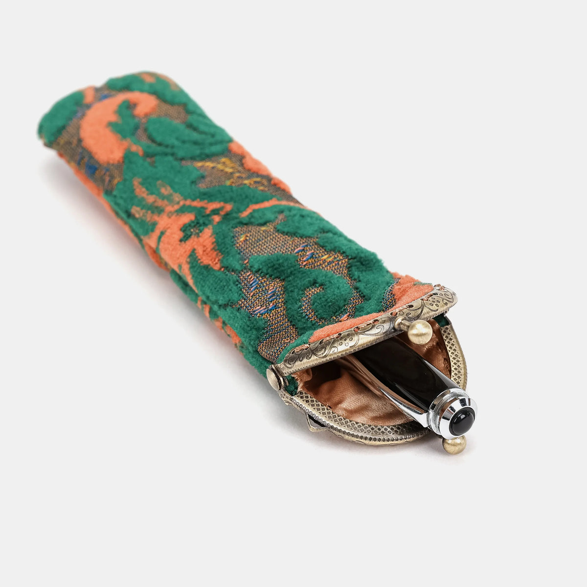 Burnout Velvet Revival Jade Solo Pen Case of America in use