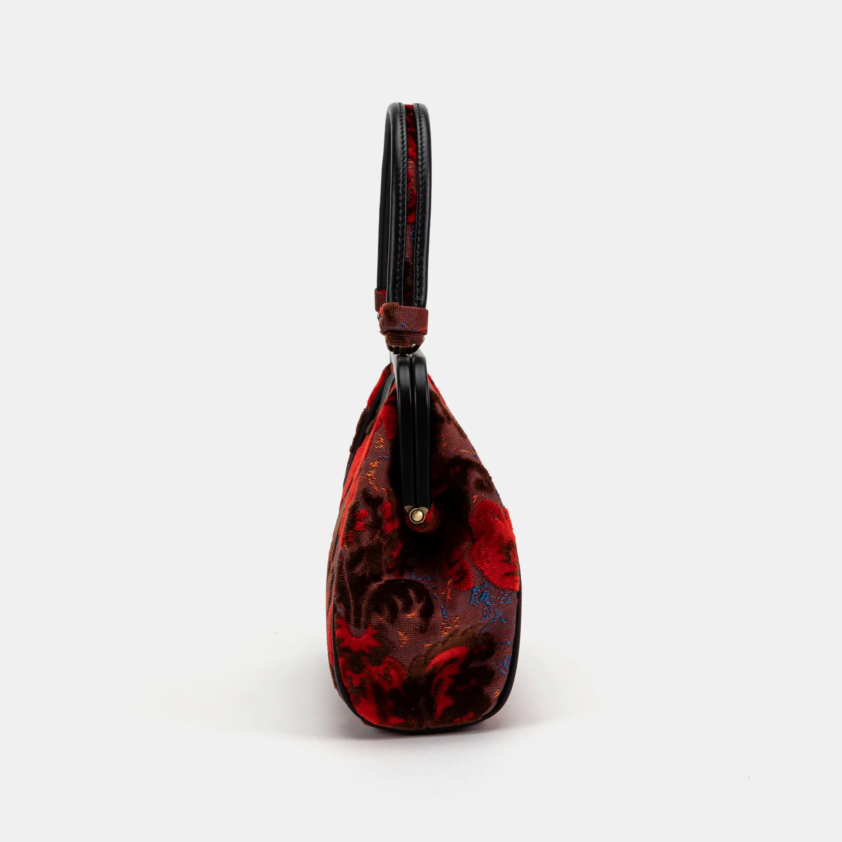 Burnout Velvet Revival Scarlet Alma Carpet Bag of America side