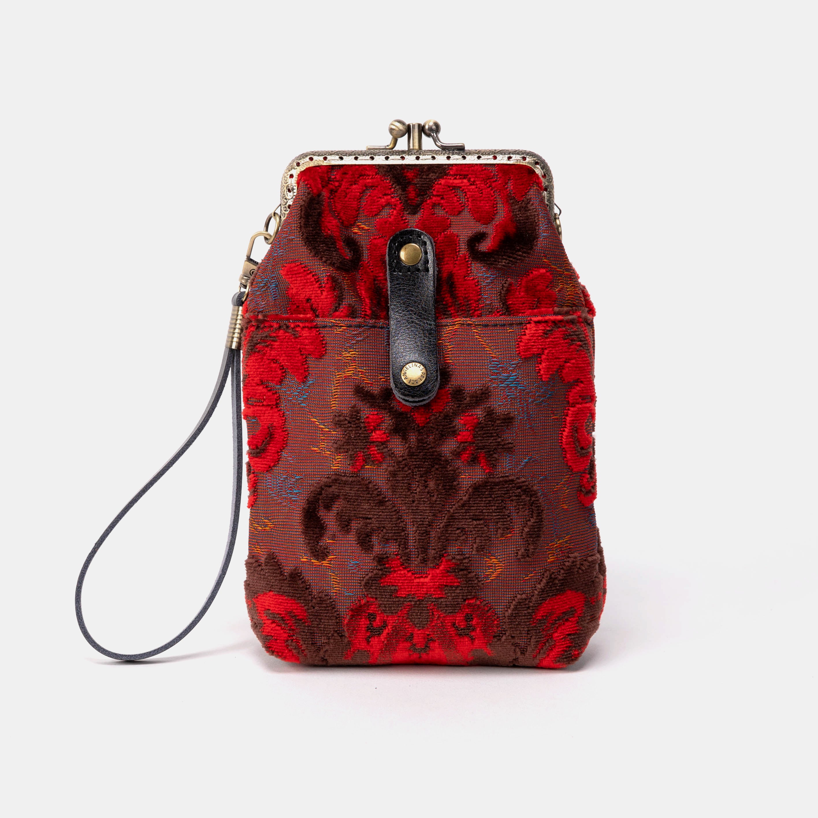 Burnout Velvet Revival Scarlet Carpet Phone Case Carpetbag of America front