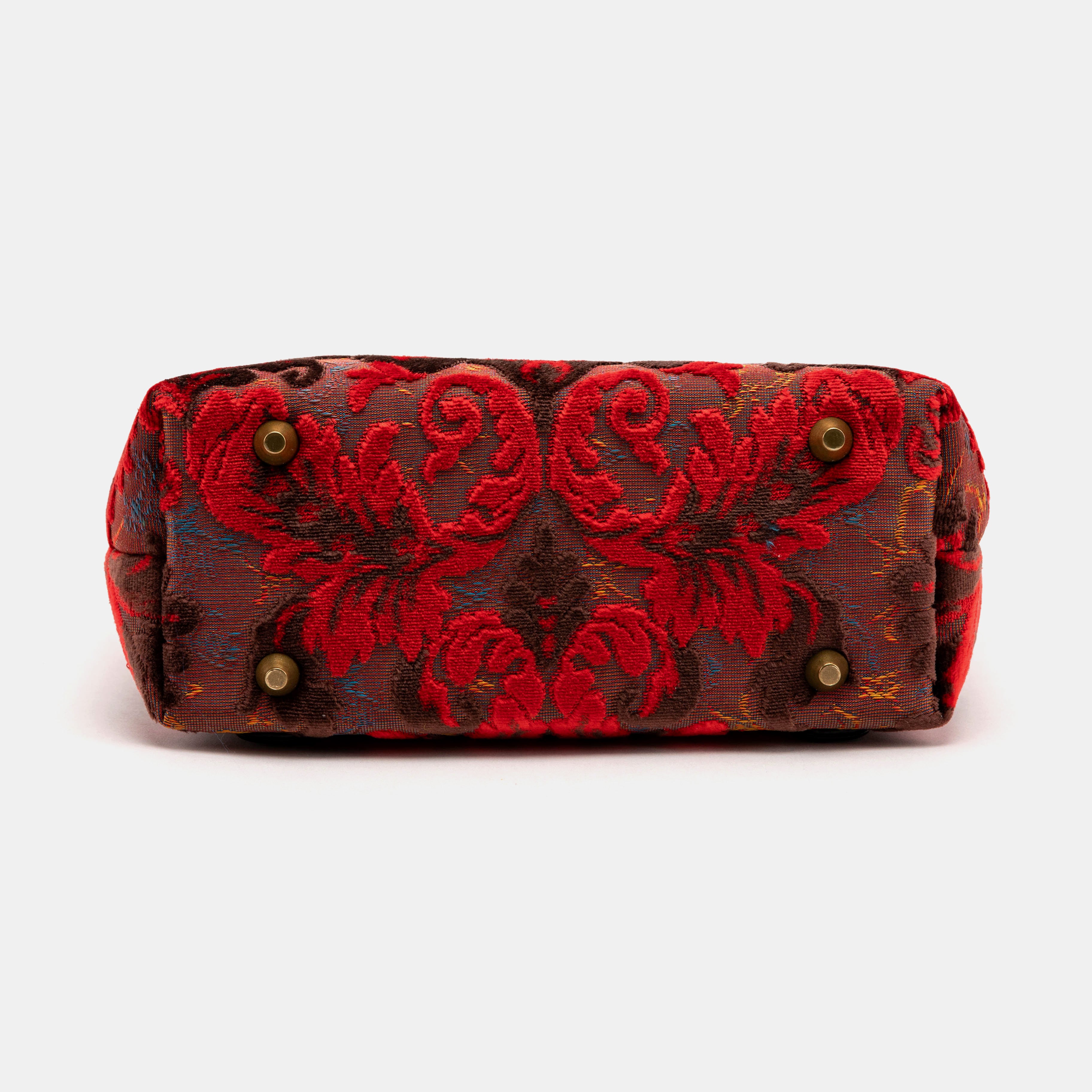 Burnout Velvet Revival Scarlet Everyday Backpack of America bottom