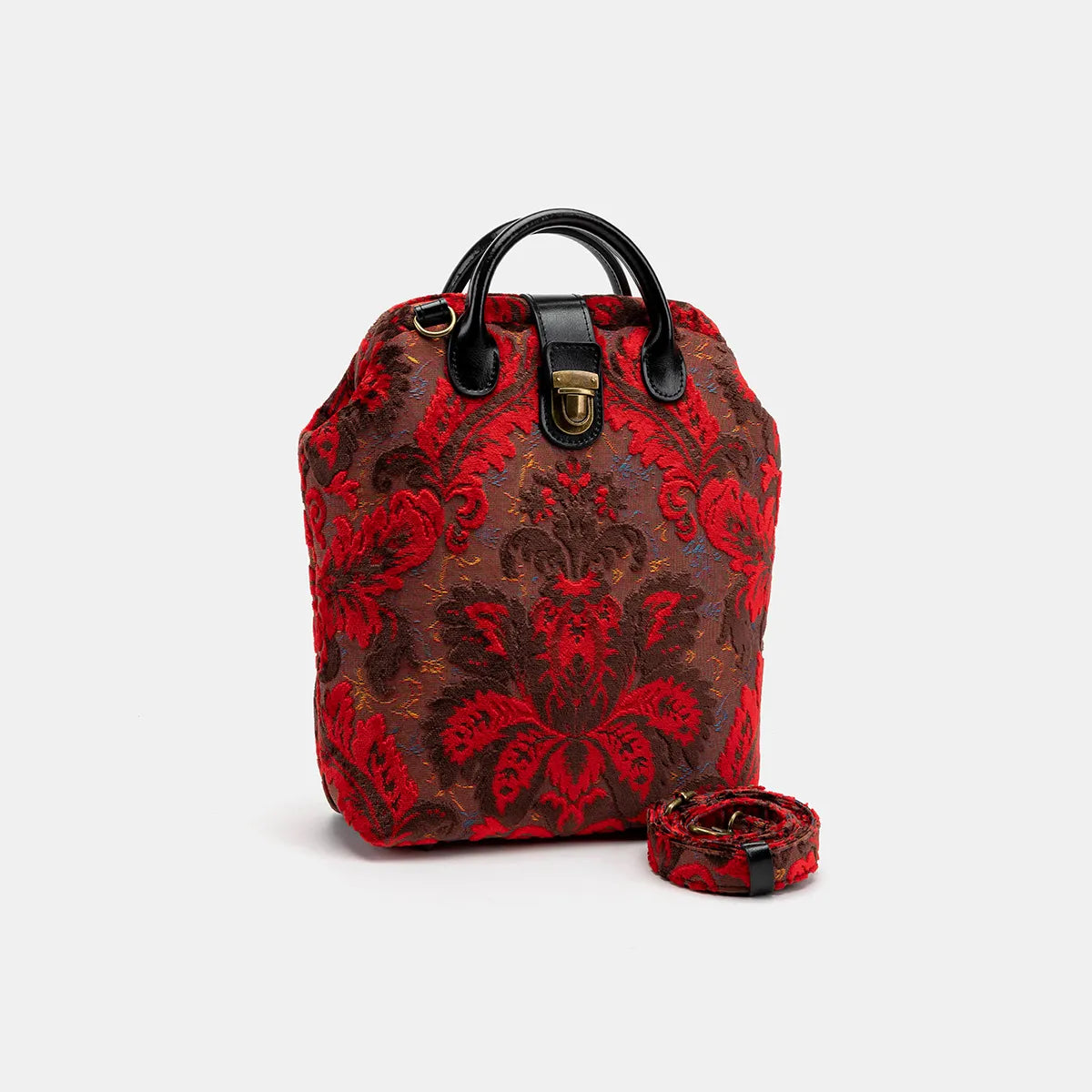 Burnout Velvet Revival Scarlet Everyday Backpack of America main