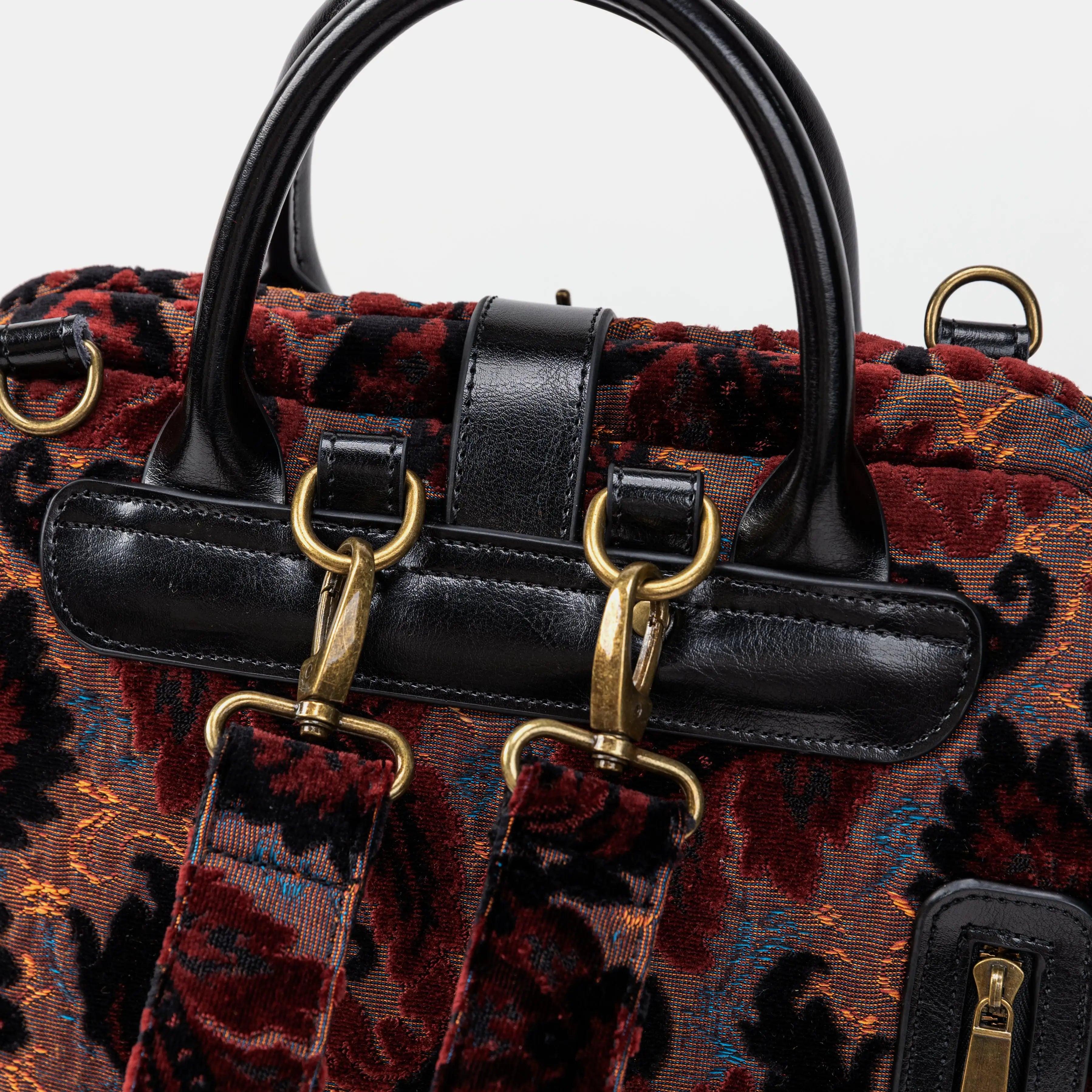 Burnout Velvet Revival Sephia Carpet Laptop Backpack of America backpacking system
