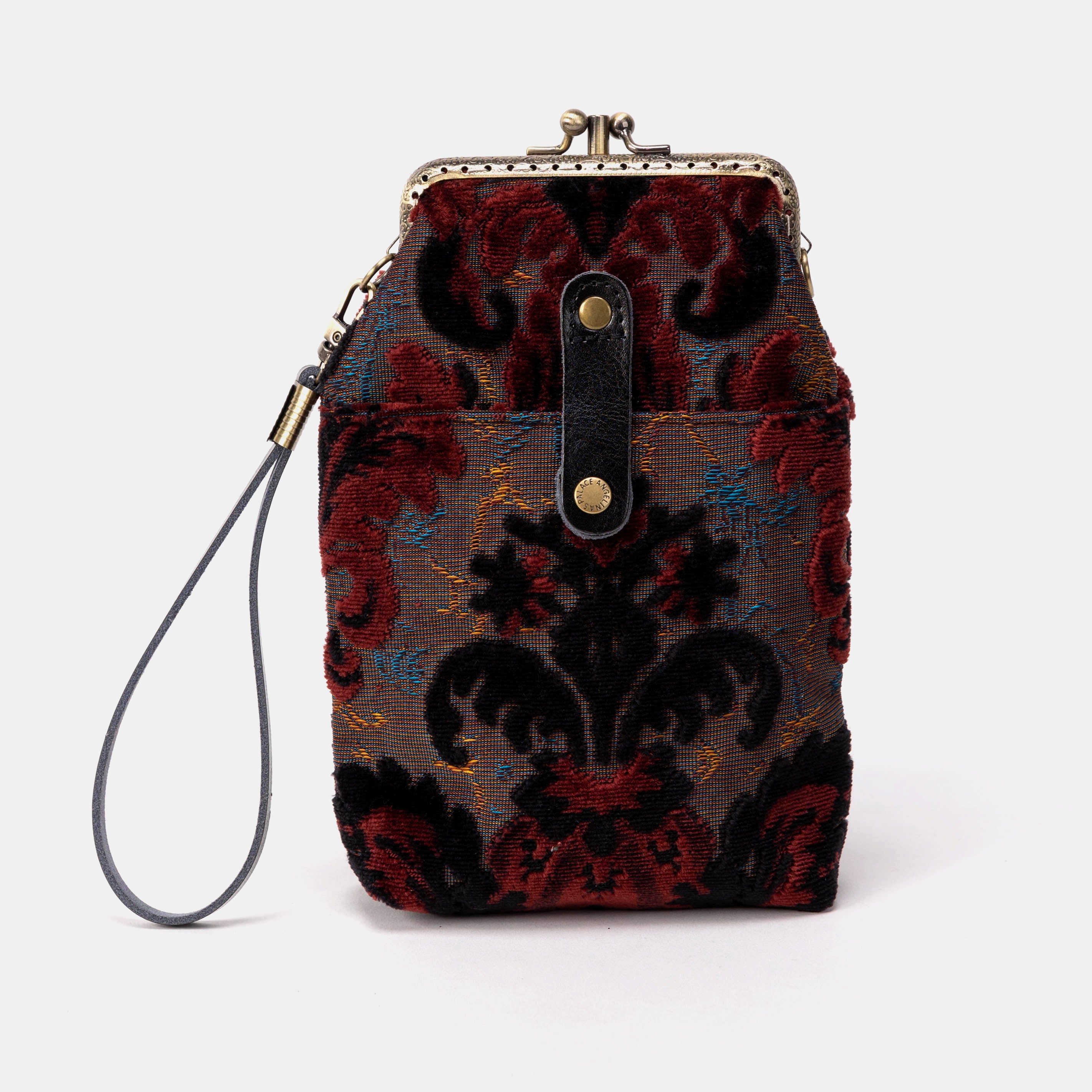 Burnout Velvet Revival Sephia Carpet Phone Case Carpetbag of America front