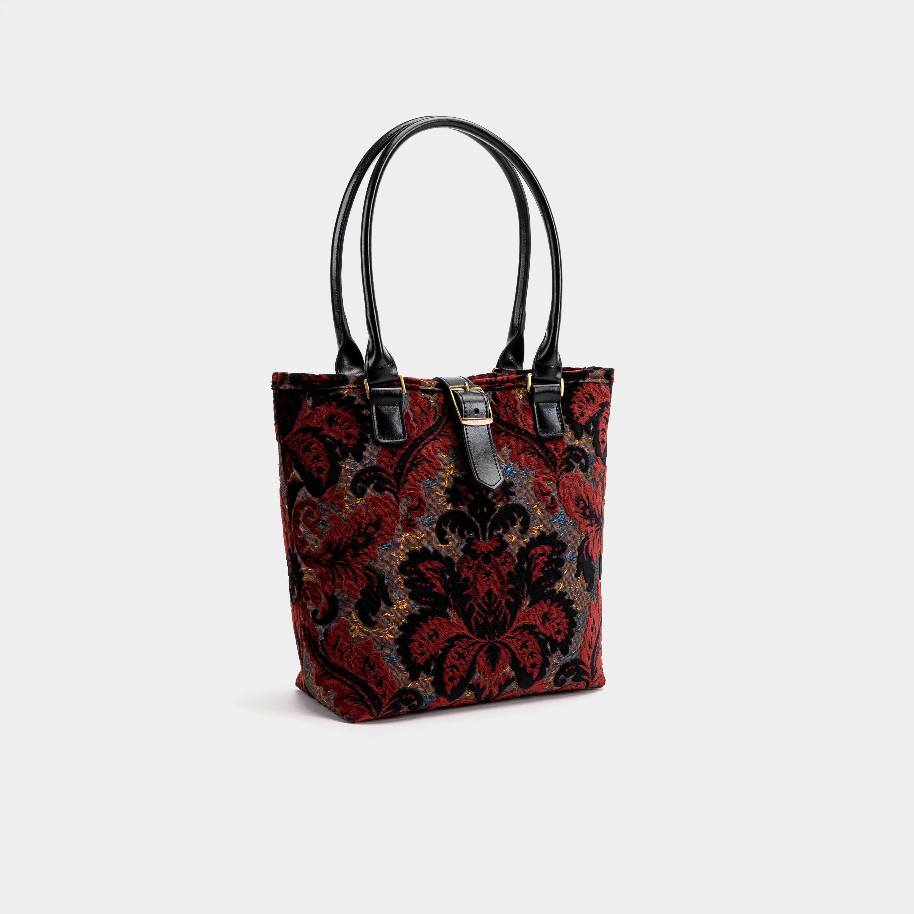 Burnout Velvet Revival Sephia Everyday Tote of America front side