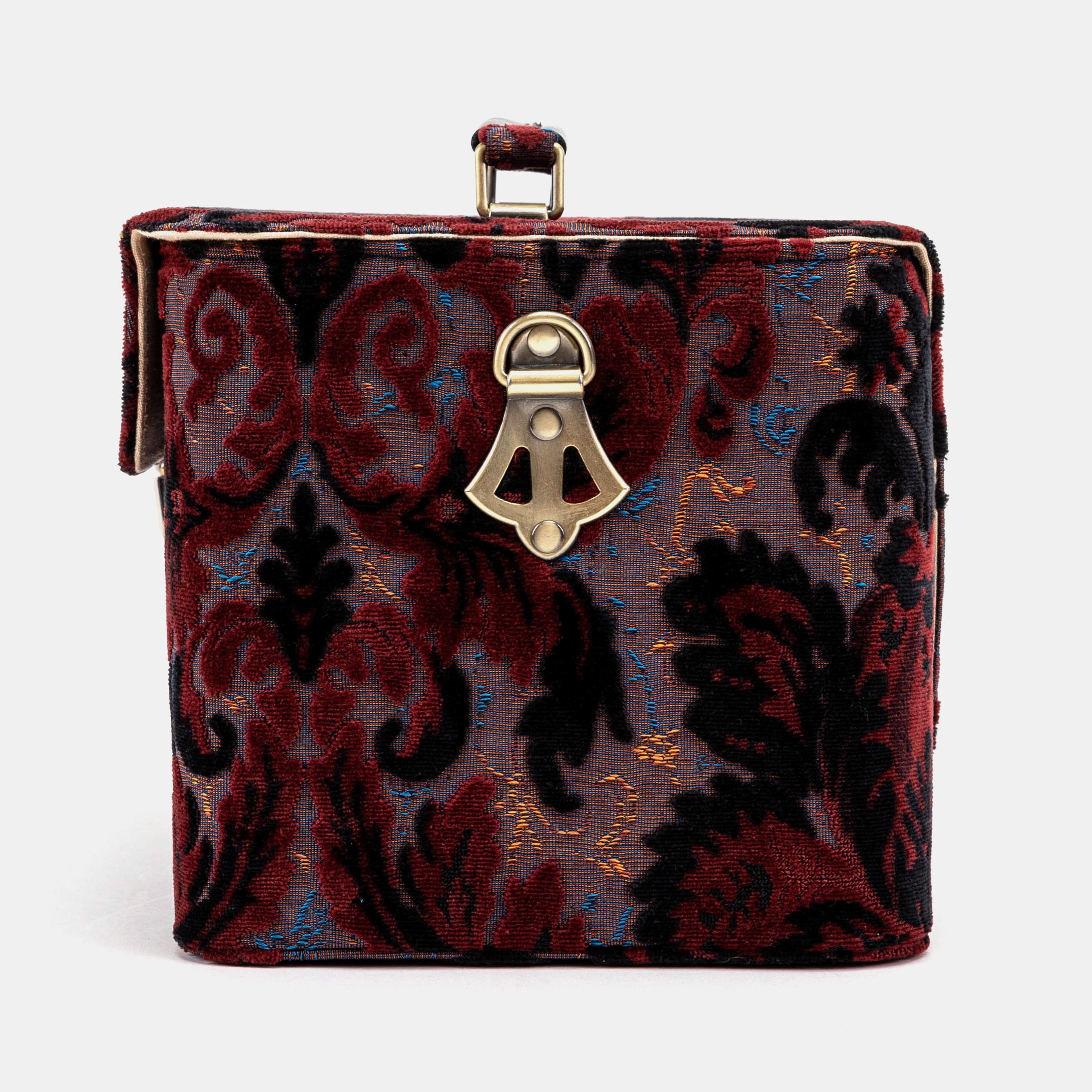 Burnout Velvet Revival Sephia Josephine Large Train Case side