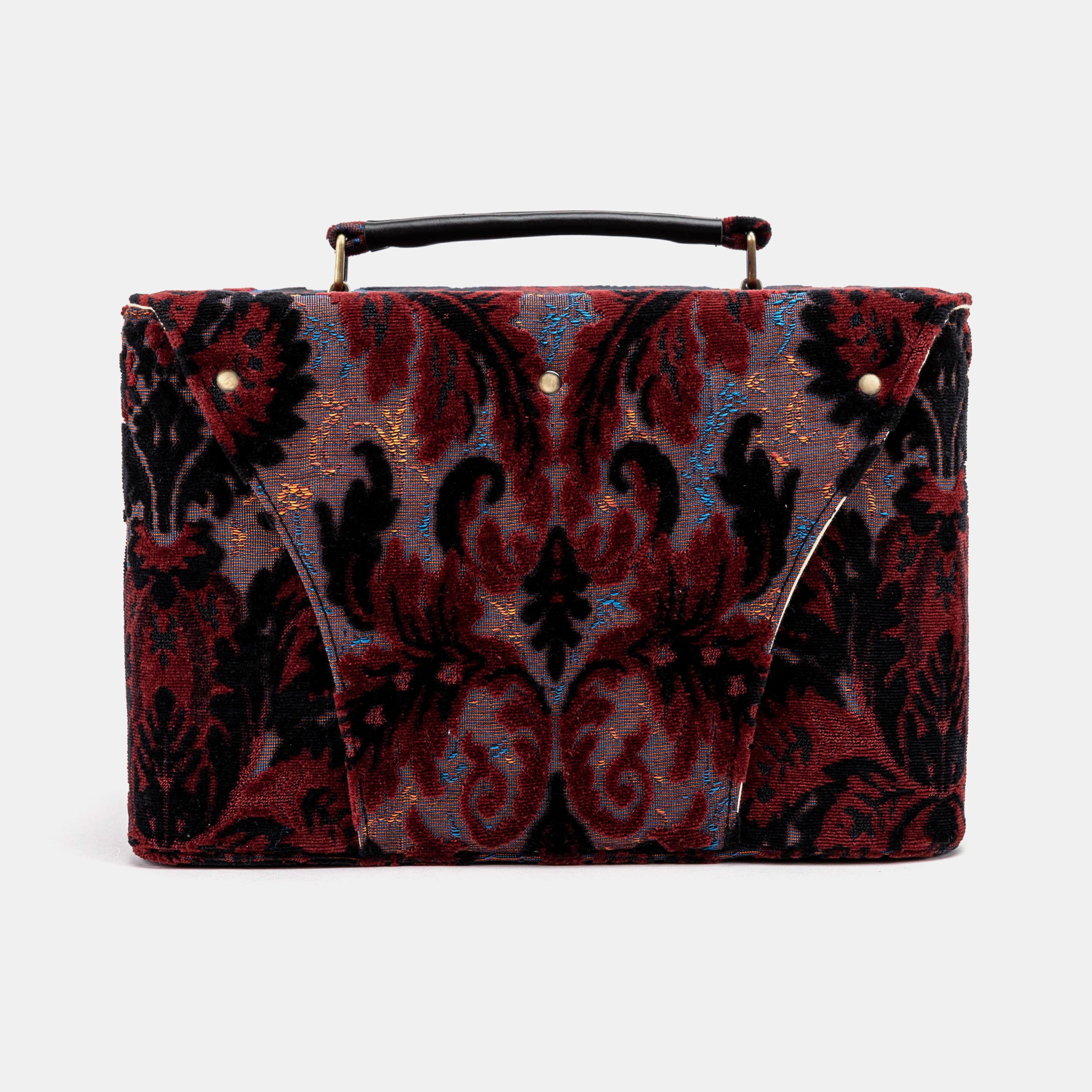 Burnout Velvet Revival Sephia Josephine Large Train Case back