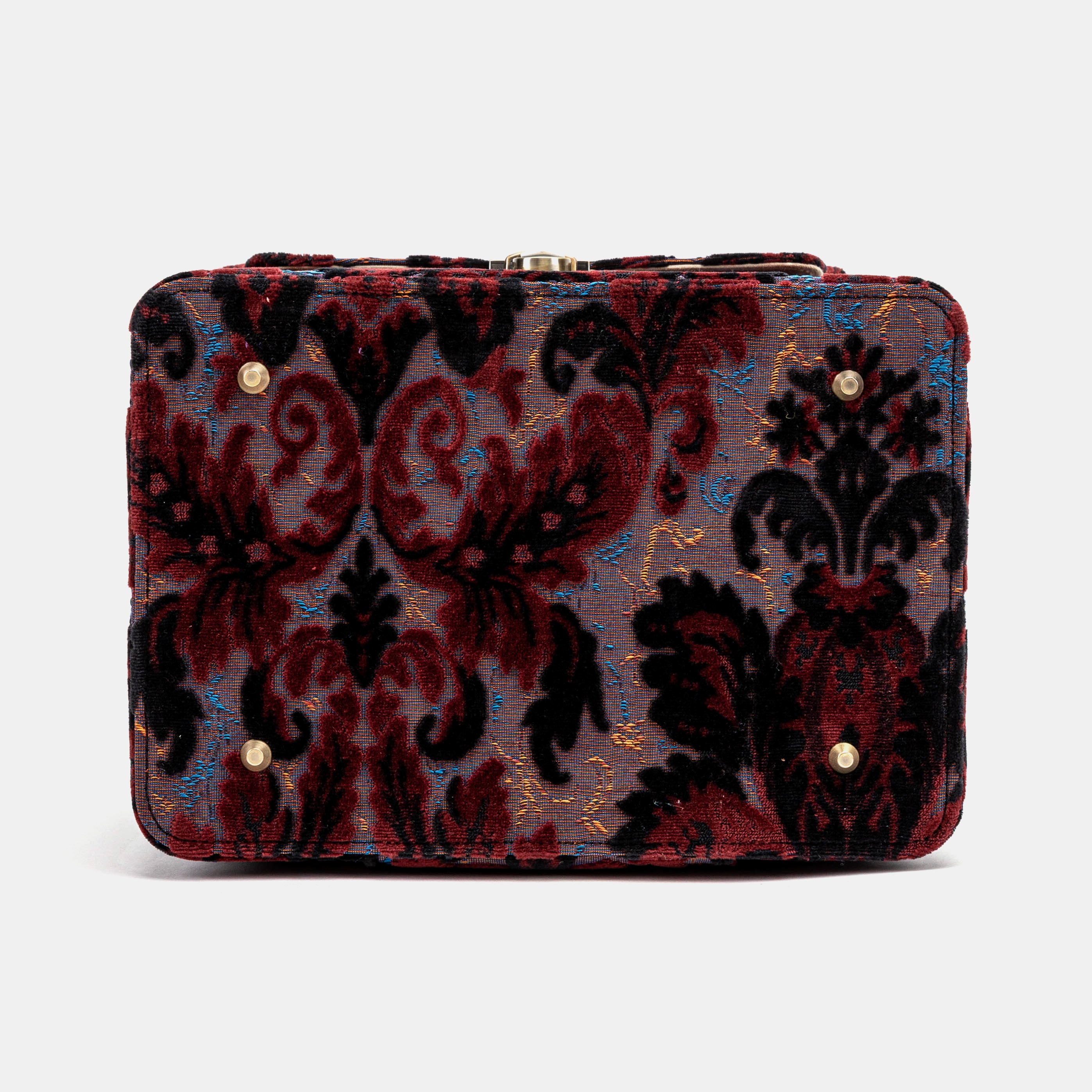 Burnout Velvet Revival Sephia Josephine Large Train Case bottom