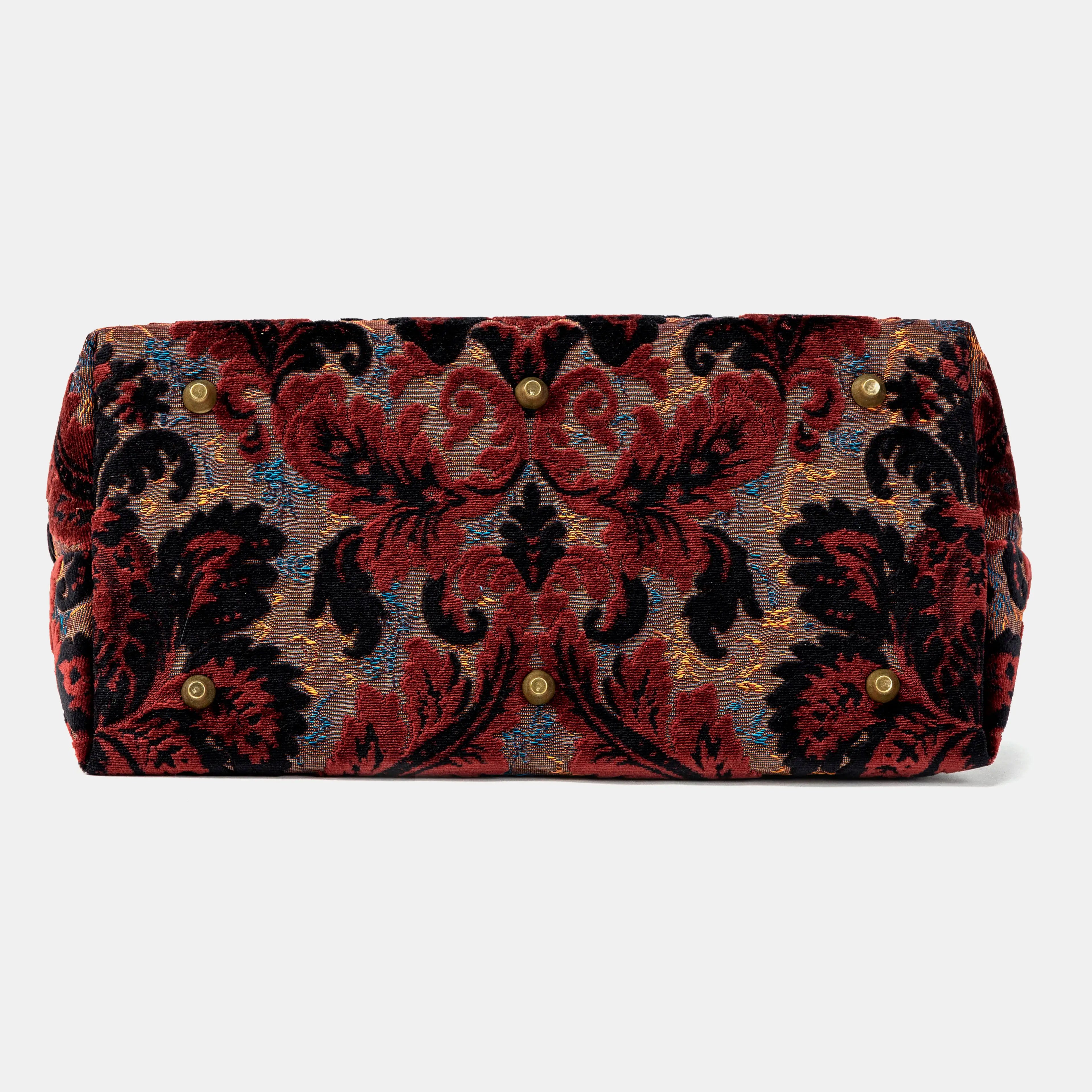 Burnout Velvet Revival Sephia Knitting Project Bag of America BOTTOM