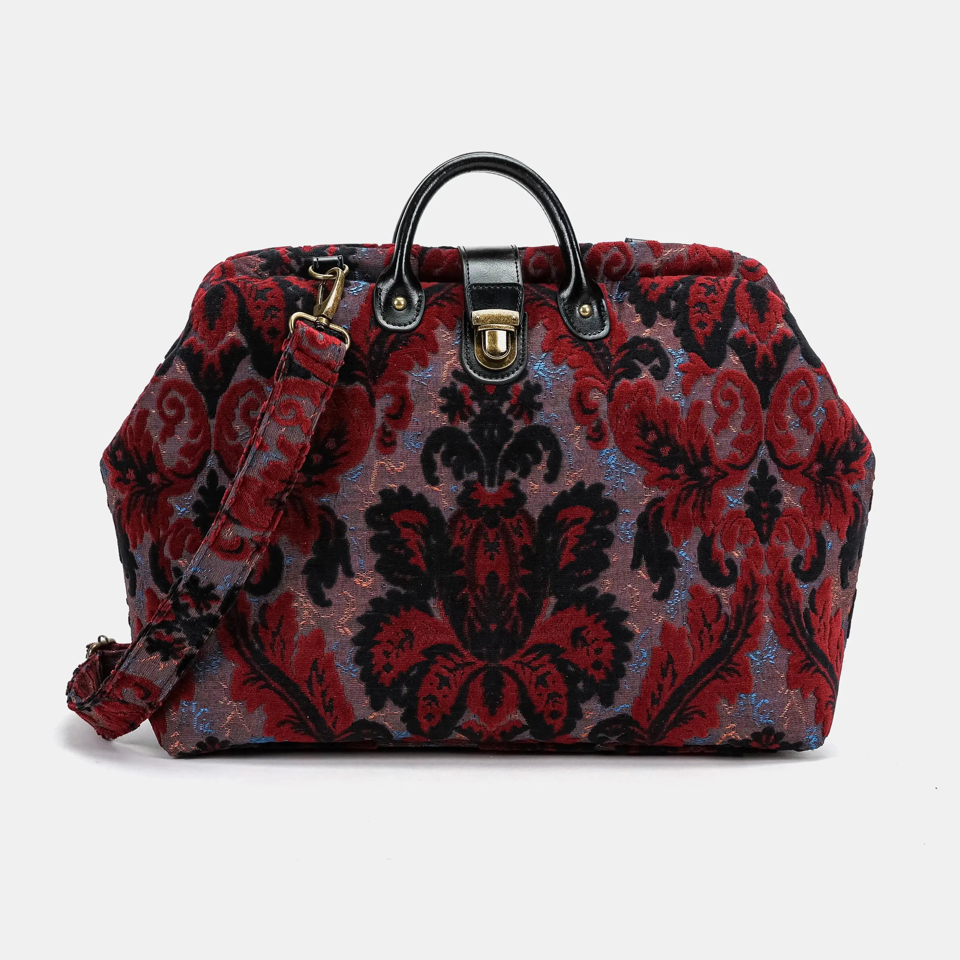 Burnout Velvet Revival Sephia Laptop Work Bag of America front