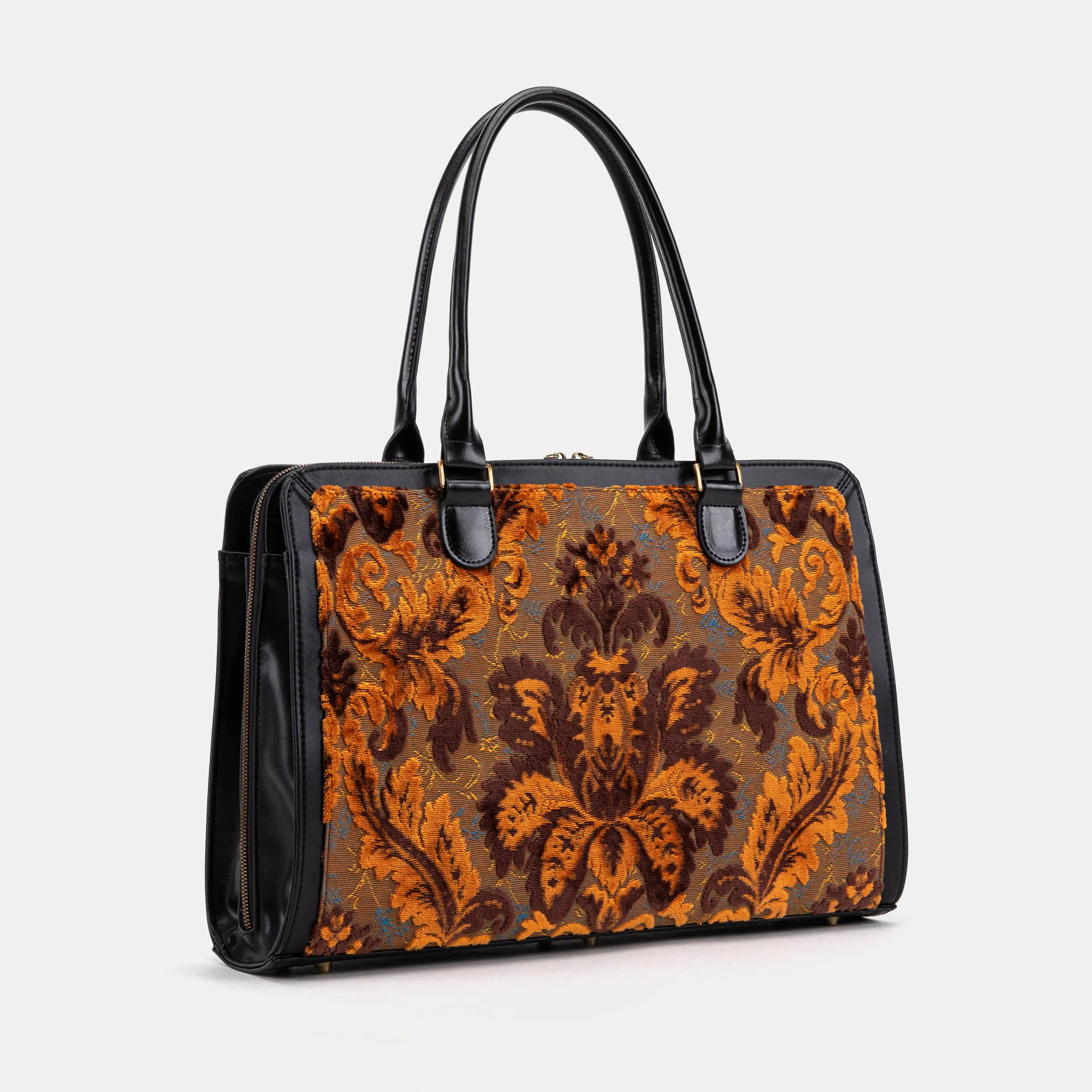 Burnout Velvet Revival Sienna Business Tote of America main