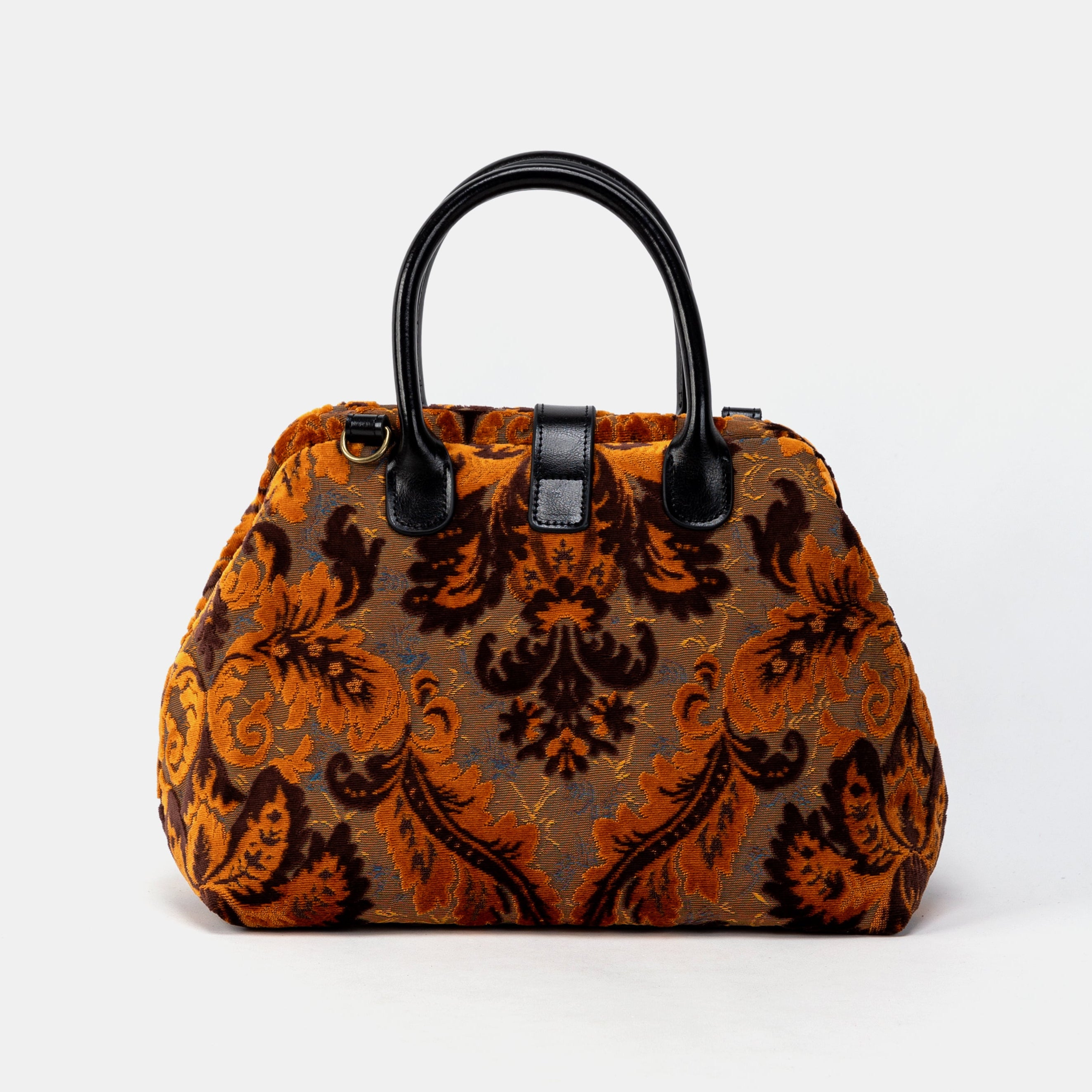Burnout Velvet Revival Sienna Carpet Handbag Purse of America back