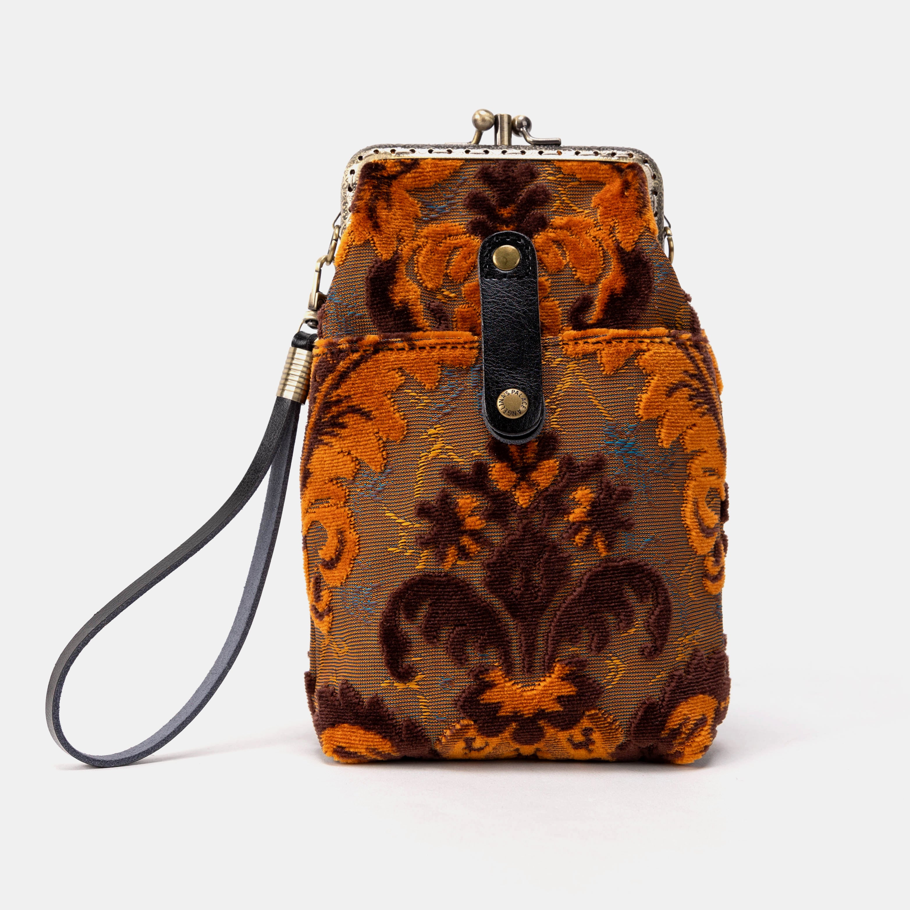 Burnout Velvet Revival Sienna Carpet Phone Case Carpetbag of America front