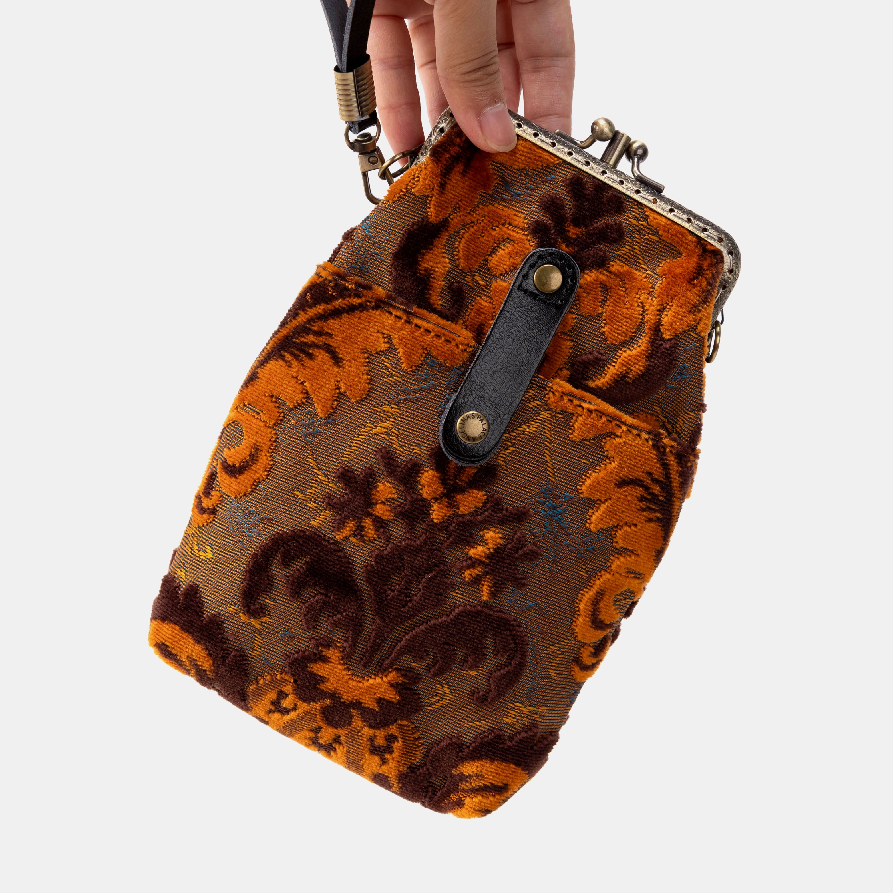 Burnout Velvet Revival Sienna Carpet Phone Case Carpetbag of America main