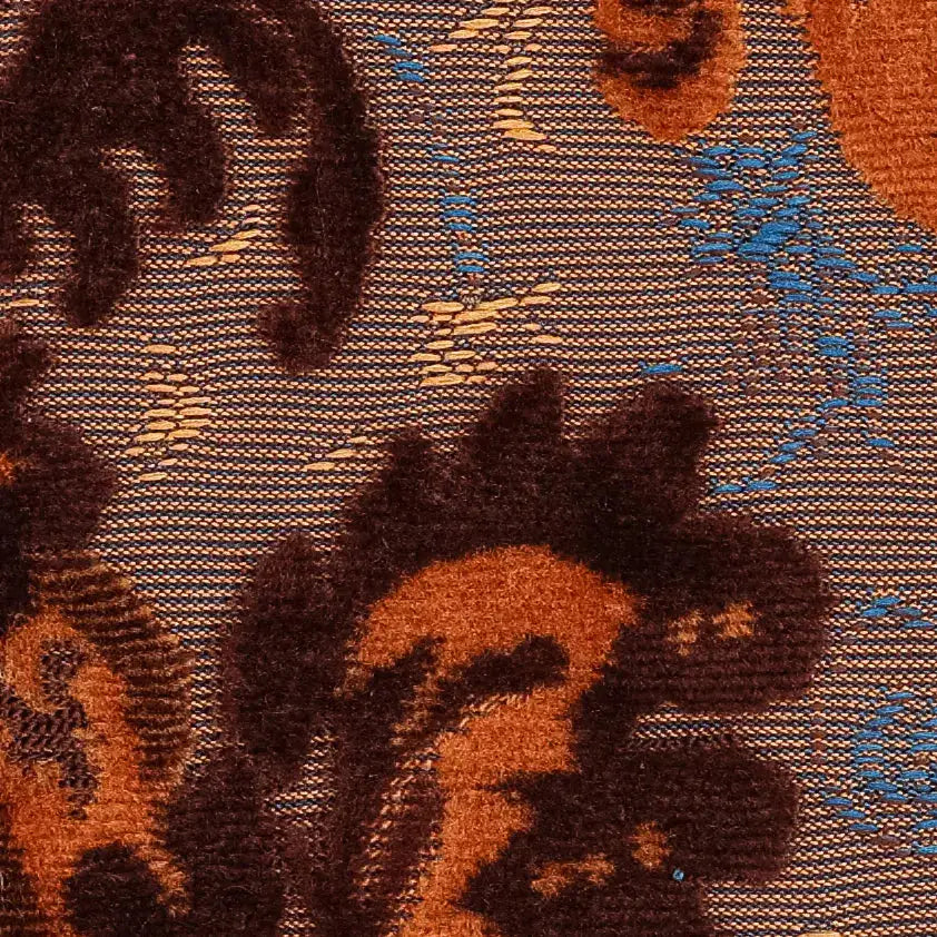 Burnout Velvet Revival Sienna Checkbook Cover of Ameirca specifics