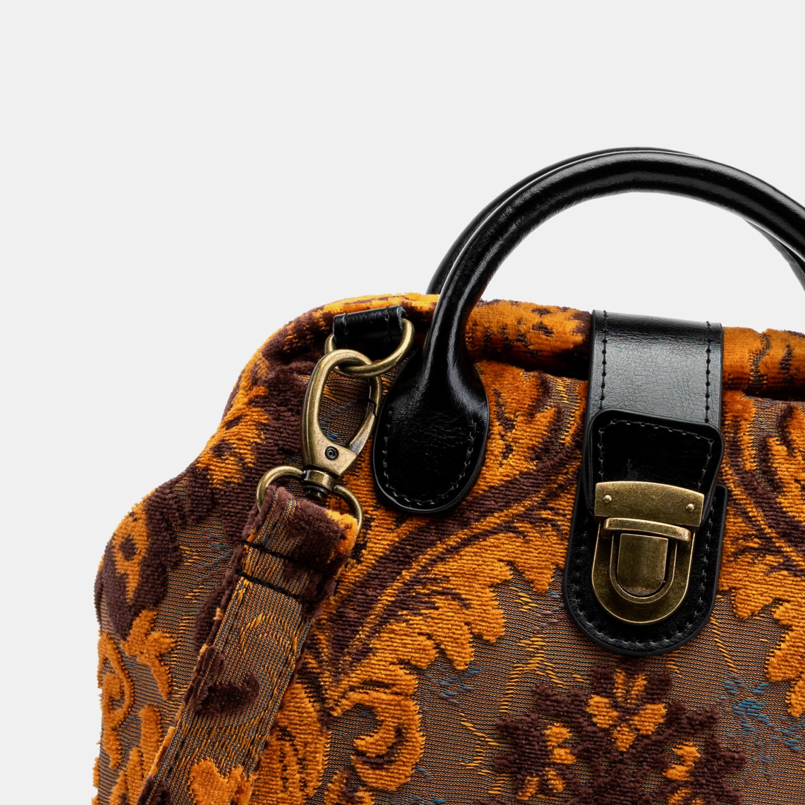 Burnout Velvet Revival Sienna Everyday Backpack of America detail