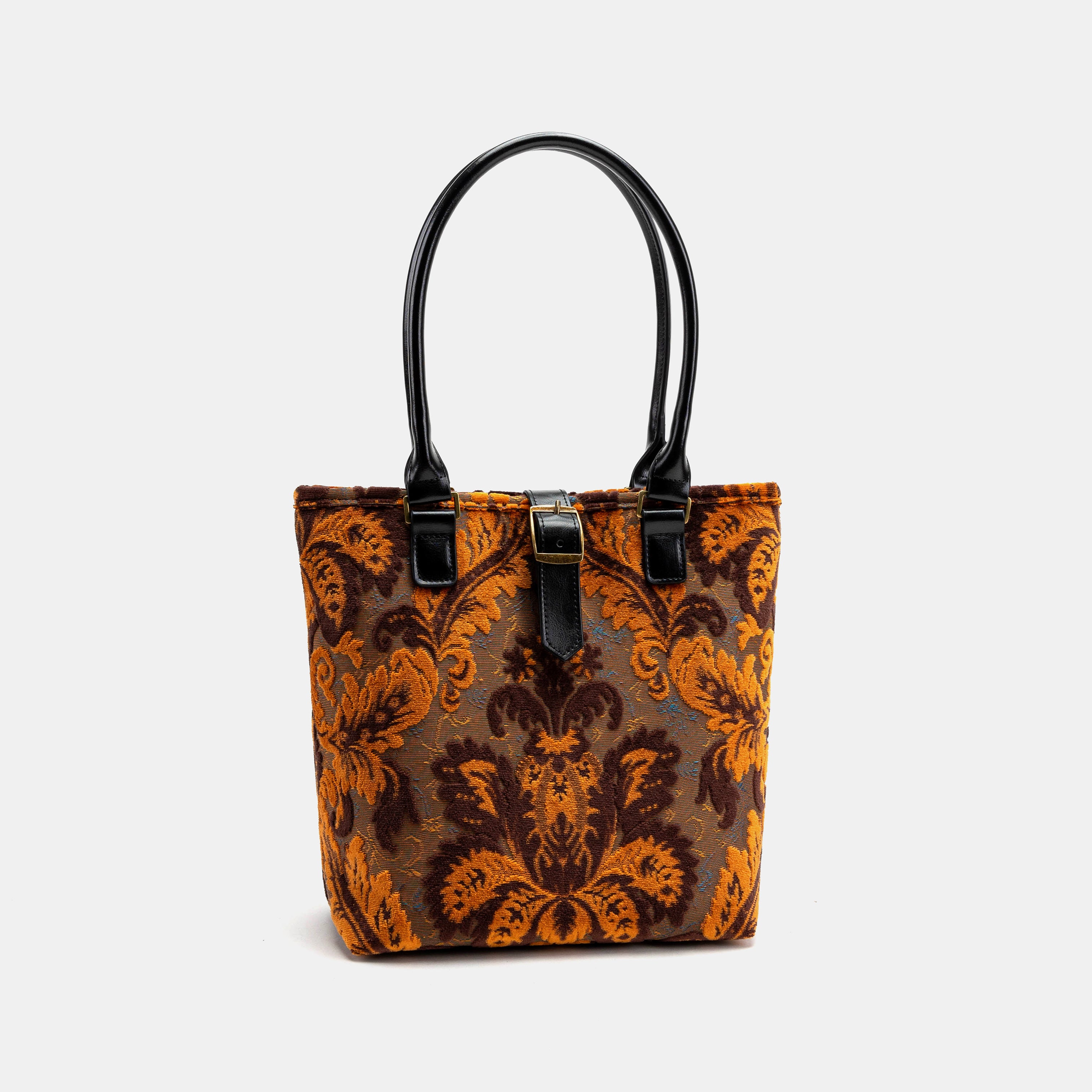 Burnout Velvet Revival Sienna Everyday Tote Carpet Bag of America front side