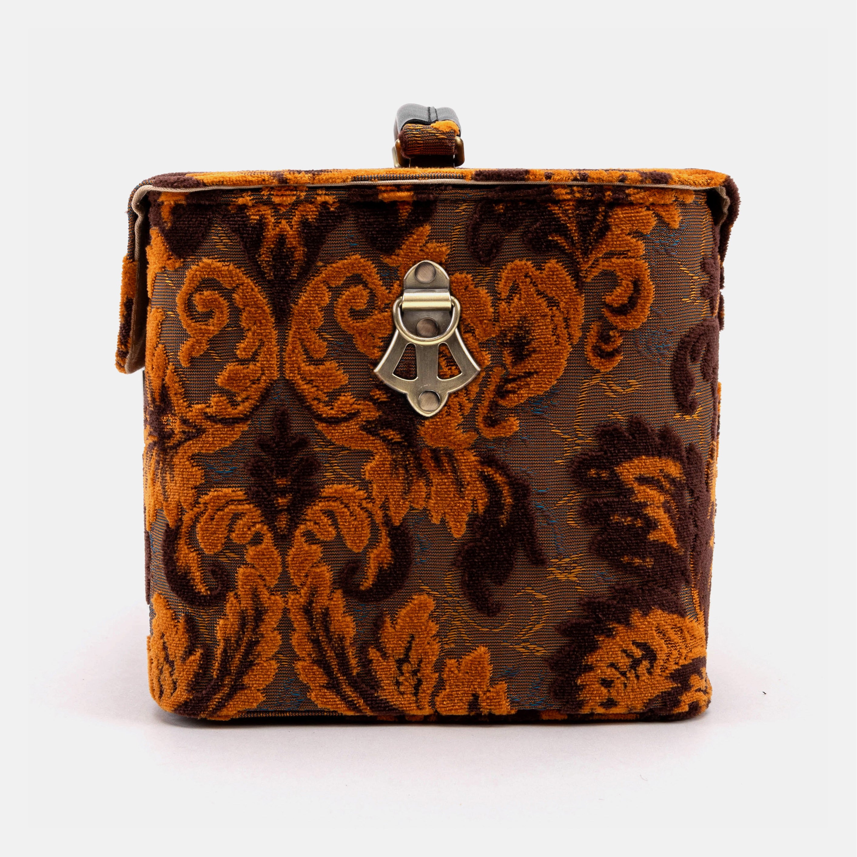 Burnout Velvet Revival Sienna Josephine Large Train Case of America side