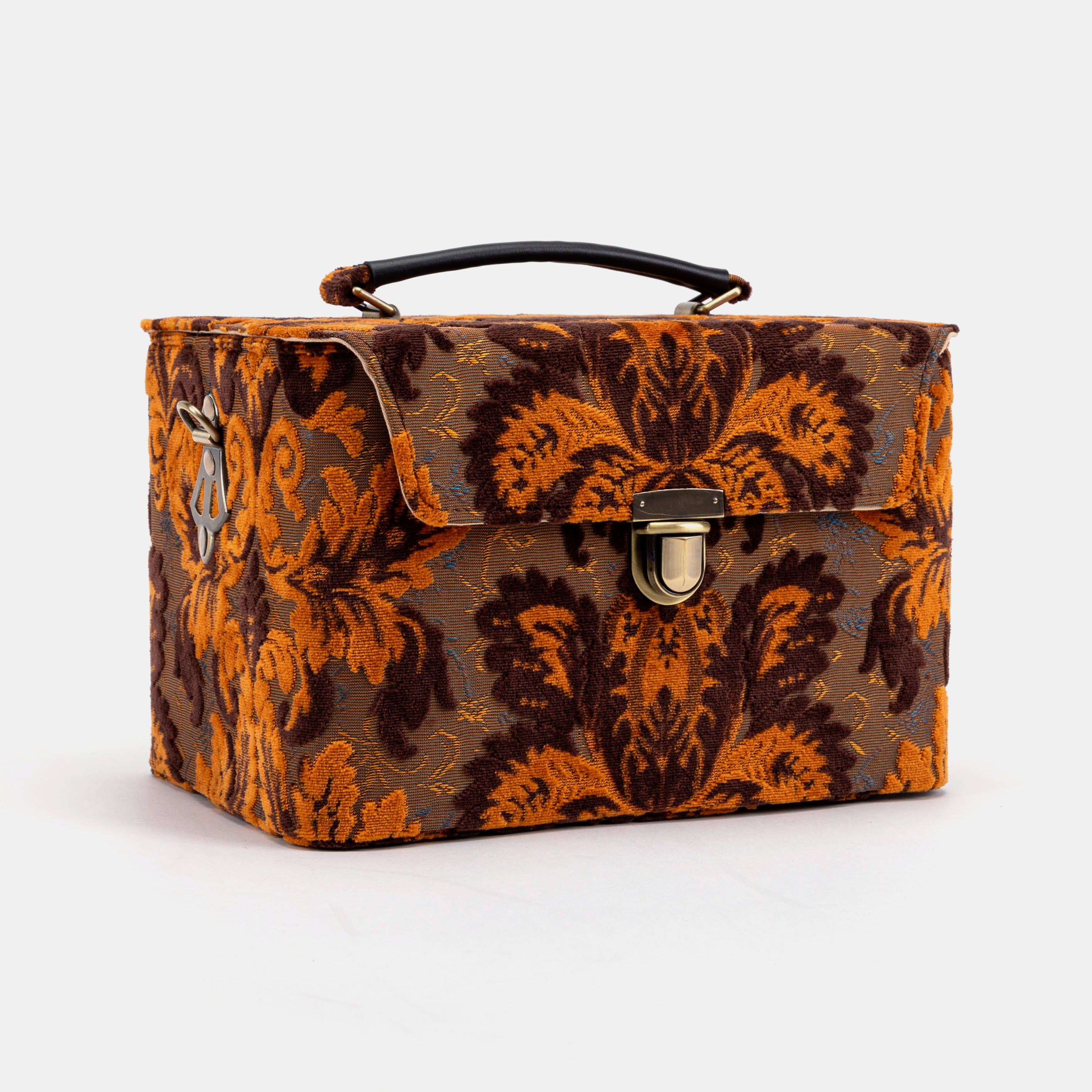Burnout Velvet Revival Sienna Josephine Large Train Case of America front side