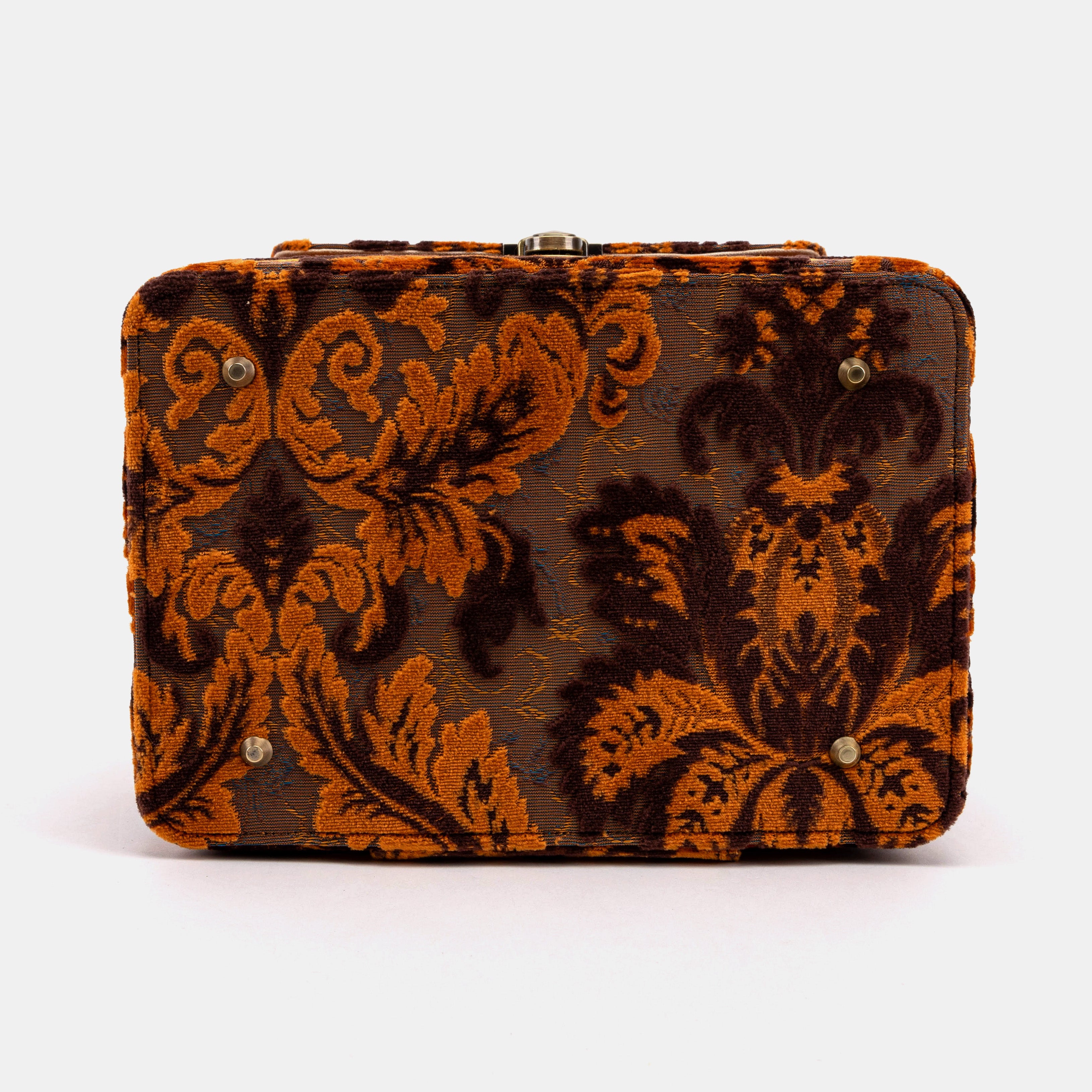 Burnout Velvet Revival Sienna Josephine Large Train Case of America bottom