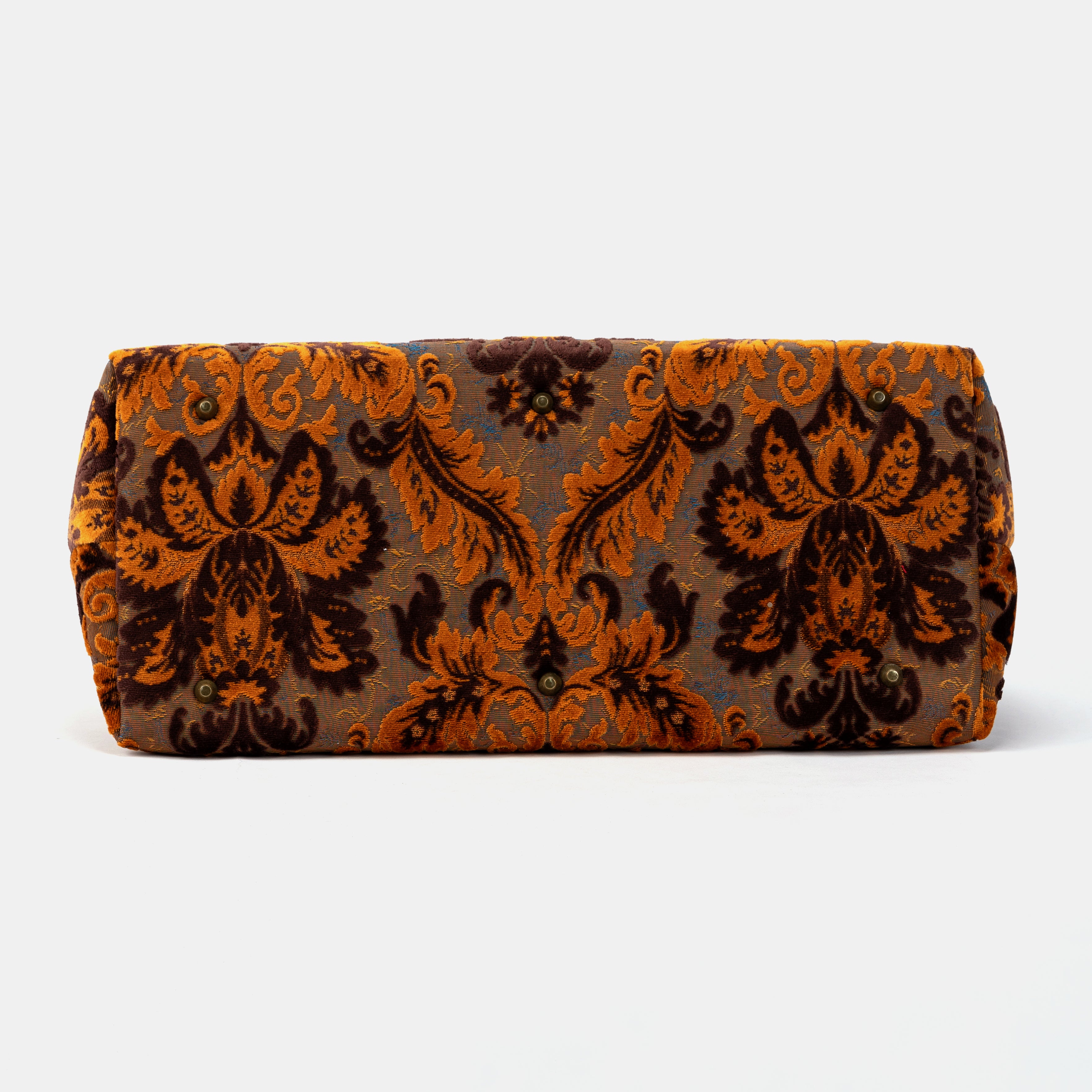 Burnout Velvet Revival Sienna Large Carpetbag  of America bottom