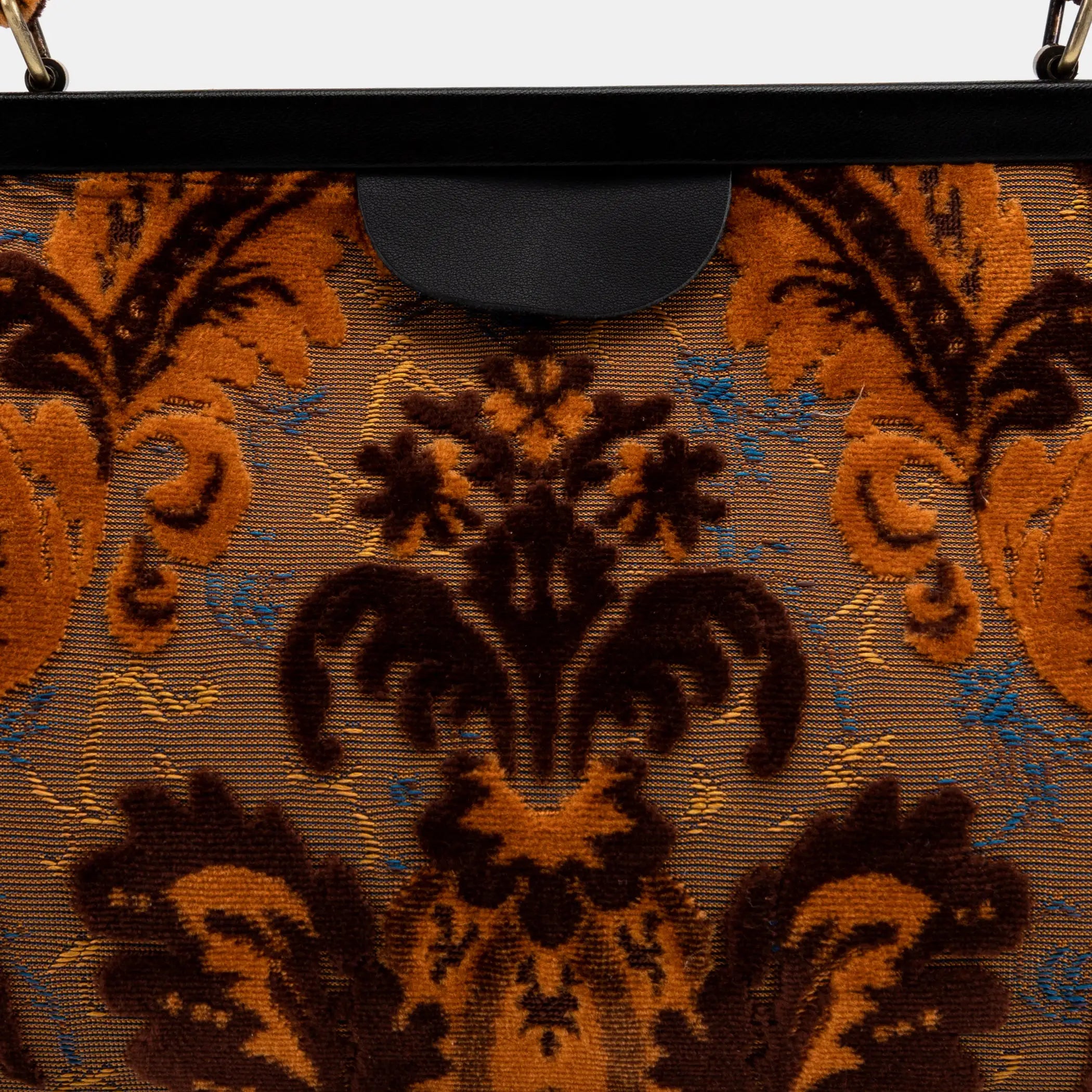 Burnout Velvet Revival Sienna Shoulder Bag of America detail