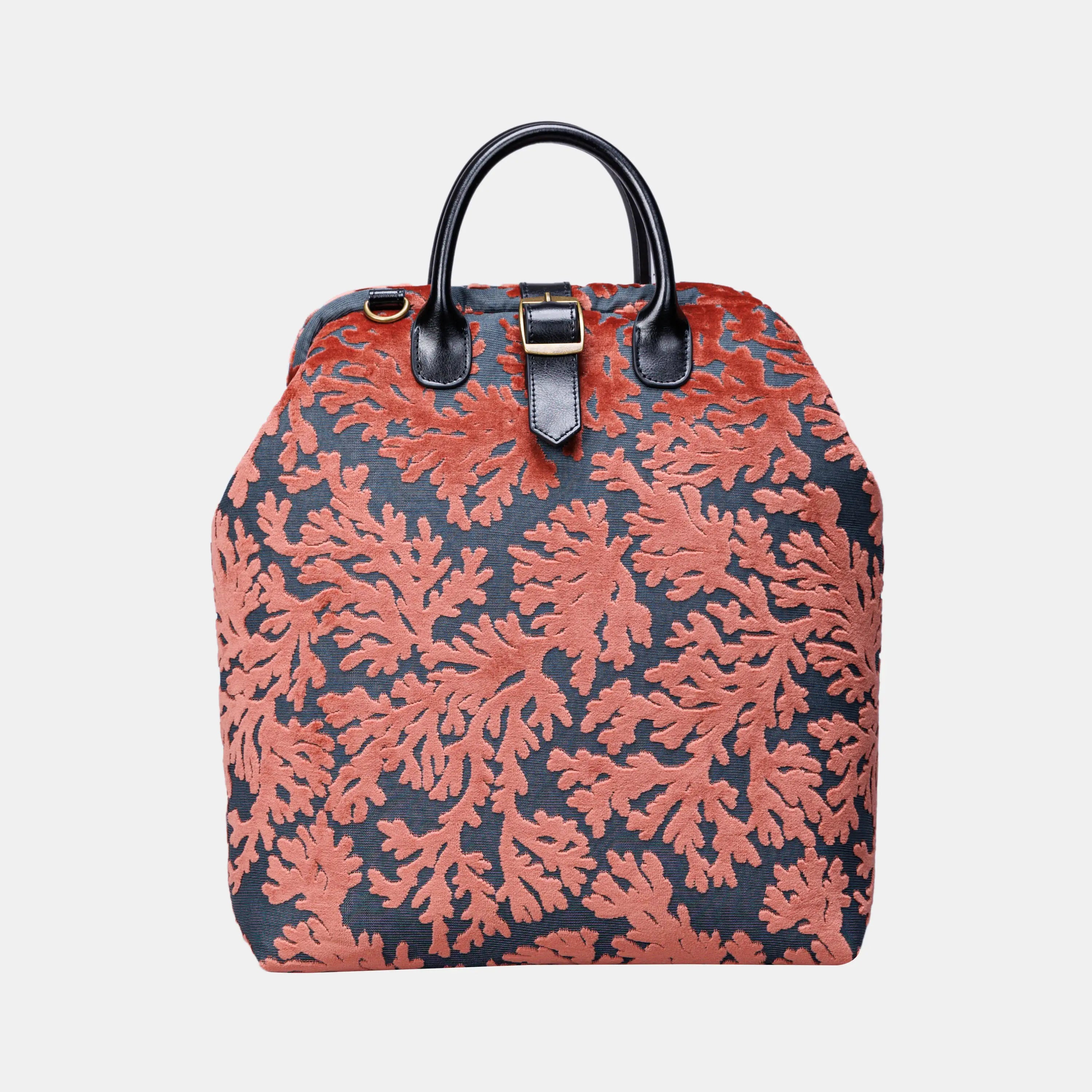 St Tropez Scuba Coral Carpet Laptop Backpack Carpetbag of America front