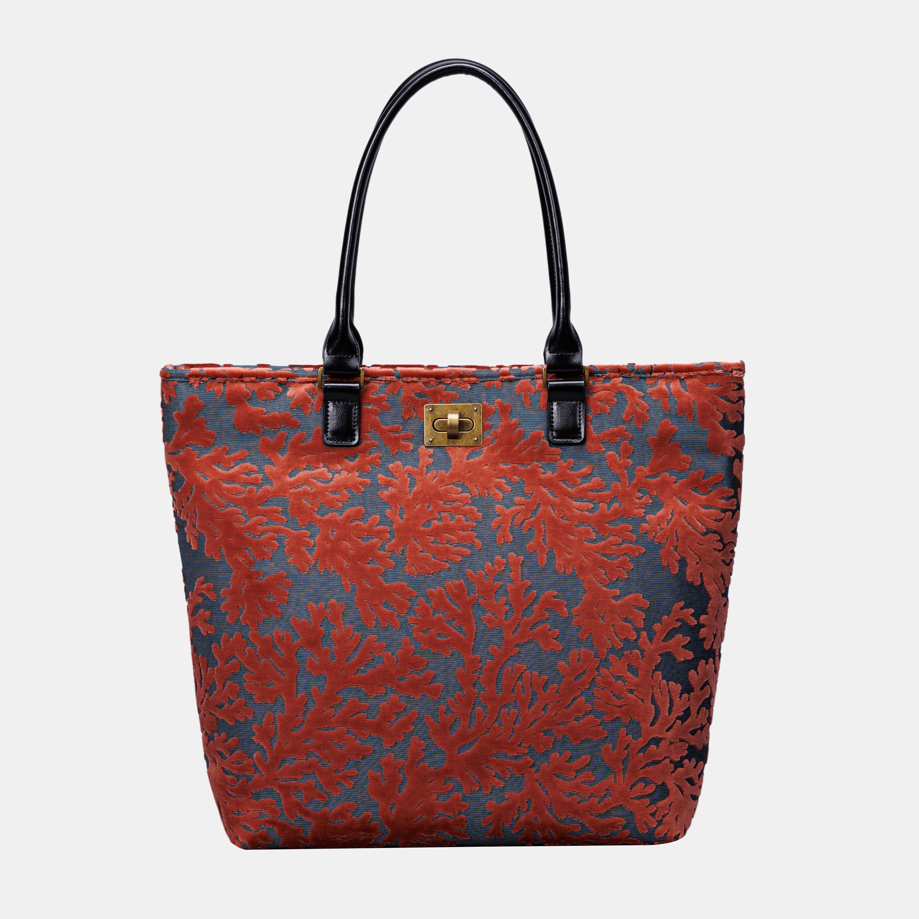 St Tropez Scuba Coral Carpet Tote Shopper carpet bag of America main