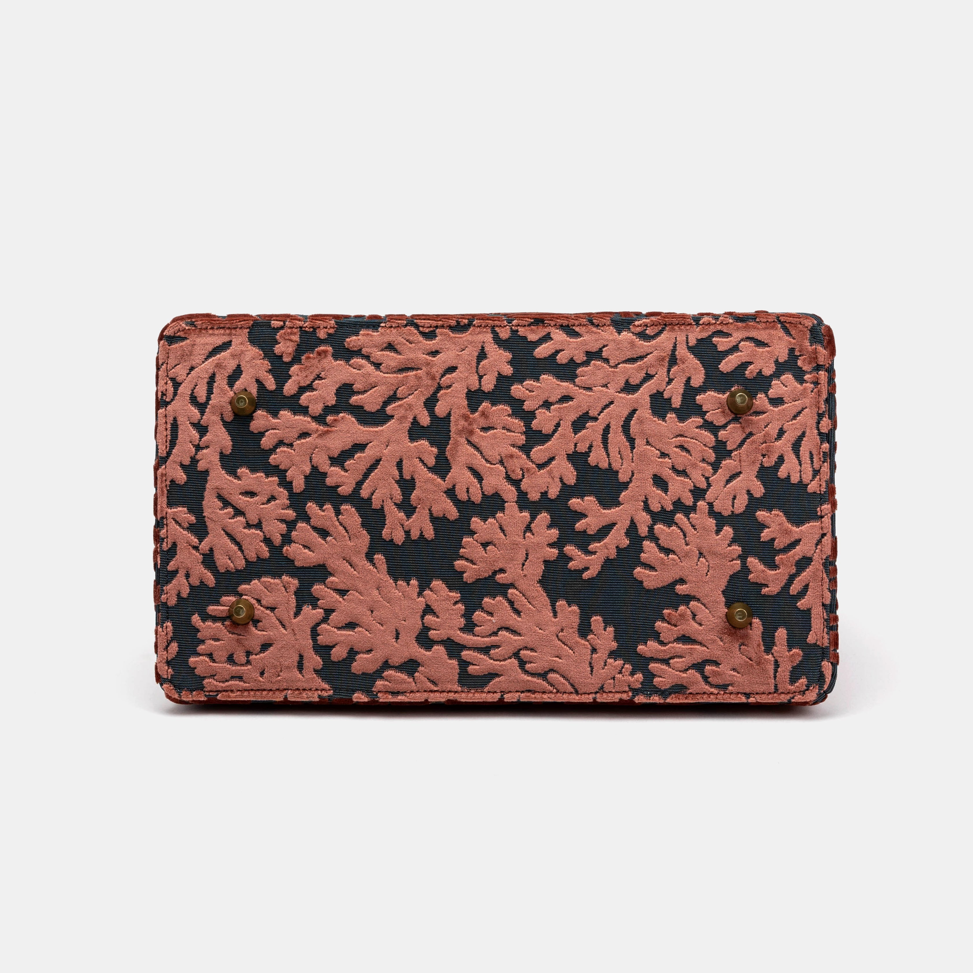Burnout Velvet St Tropez Scuba Coral Celine Carpet Gladstone Bag of America bottom