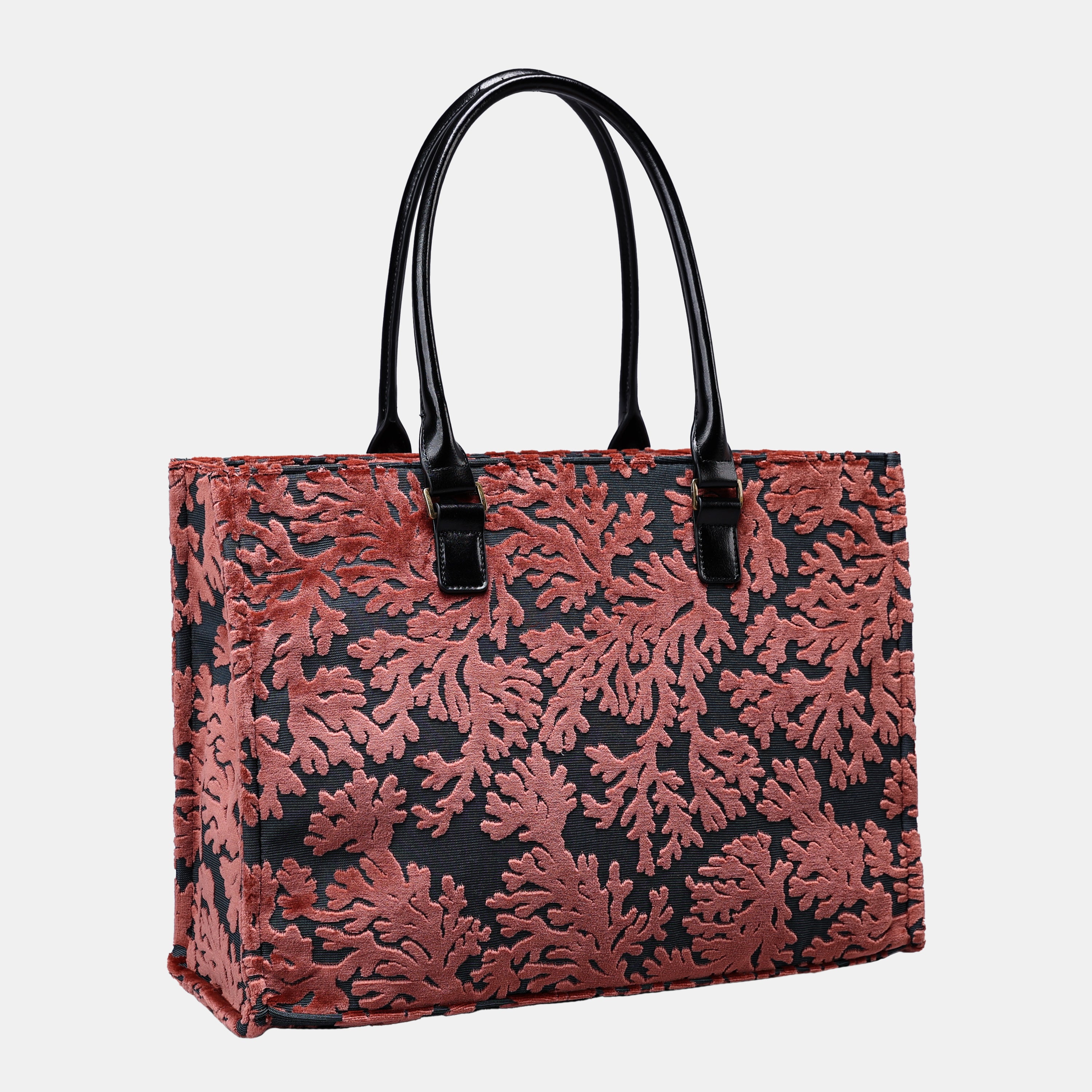 St Tropez Scuba Coral Laptop Work Tote  of America front