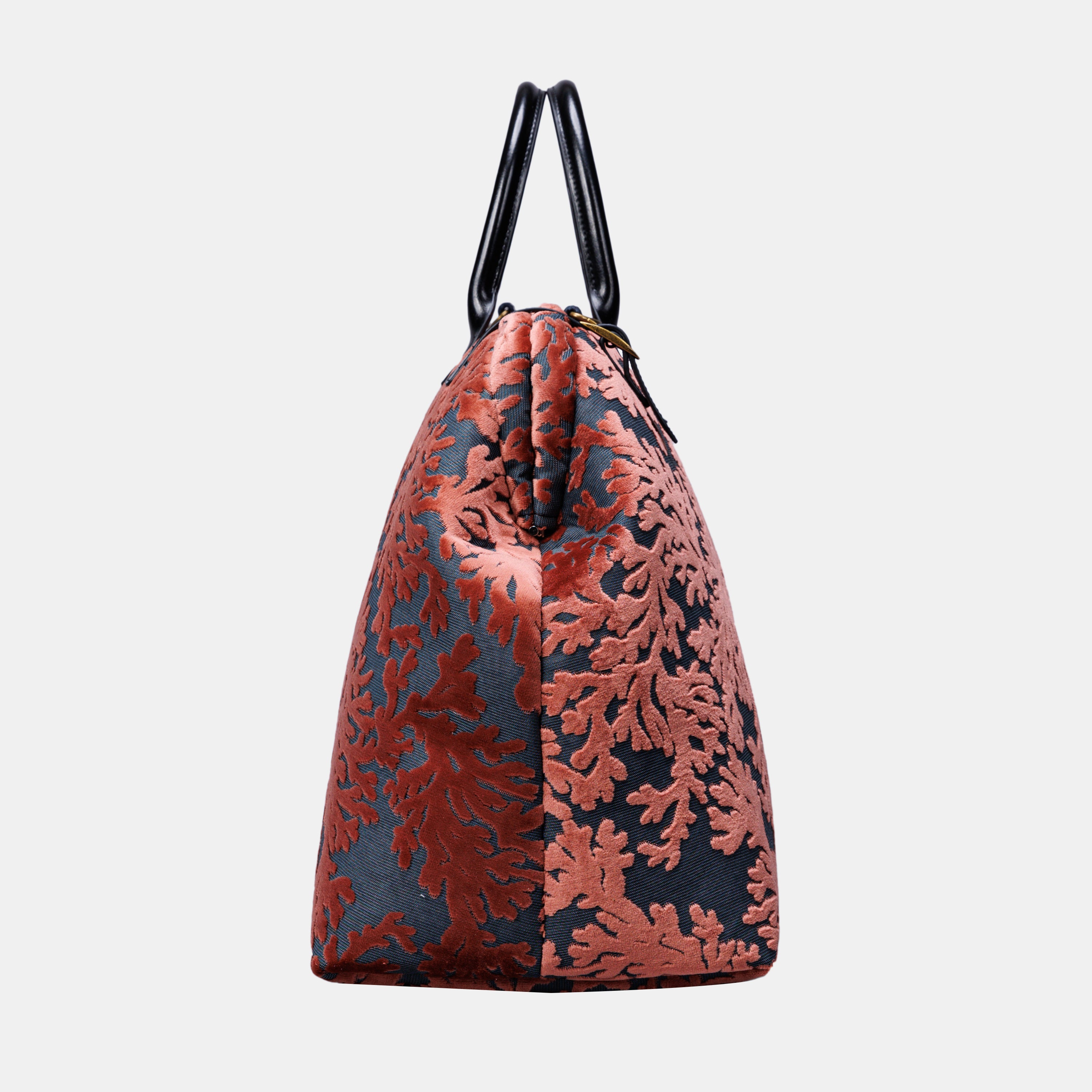 St Tropez Scuba Coral Large Carpetbag   of America side
