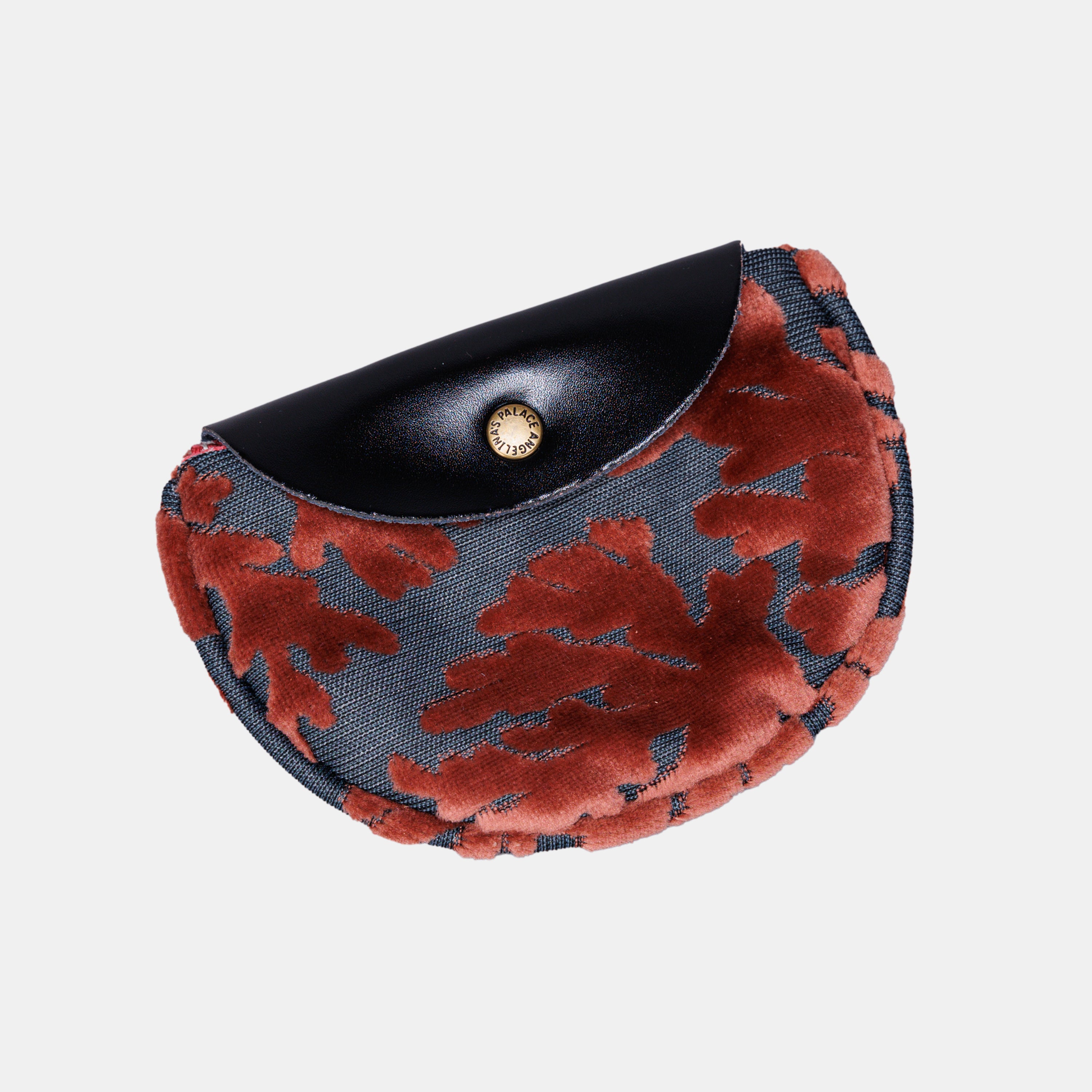 St Tropez Scuba Coral Flap Coin Purse  of America Lying down-3