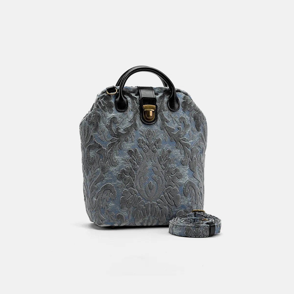 Burnout Velvet Steel Blue Everyday Backpack of America main