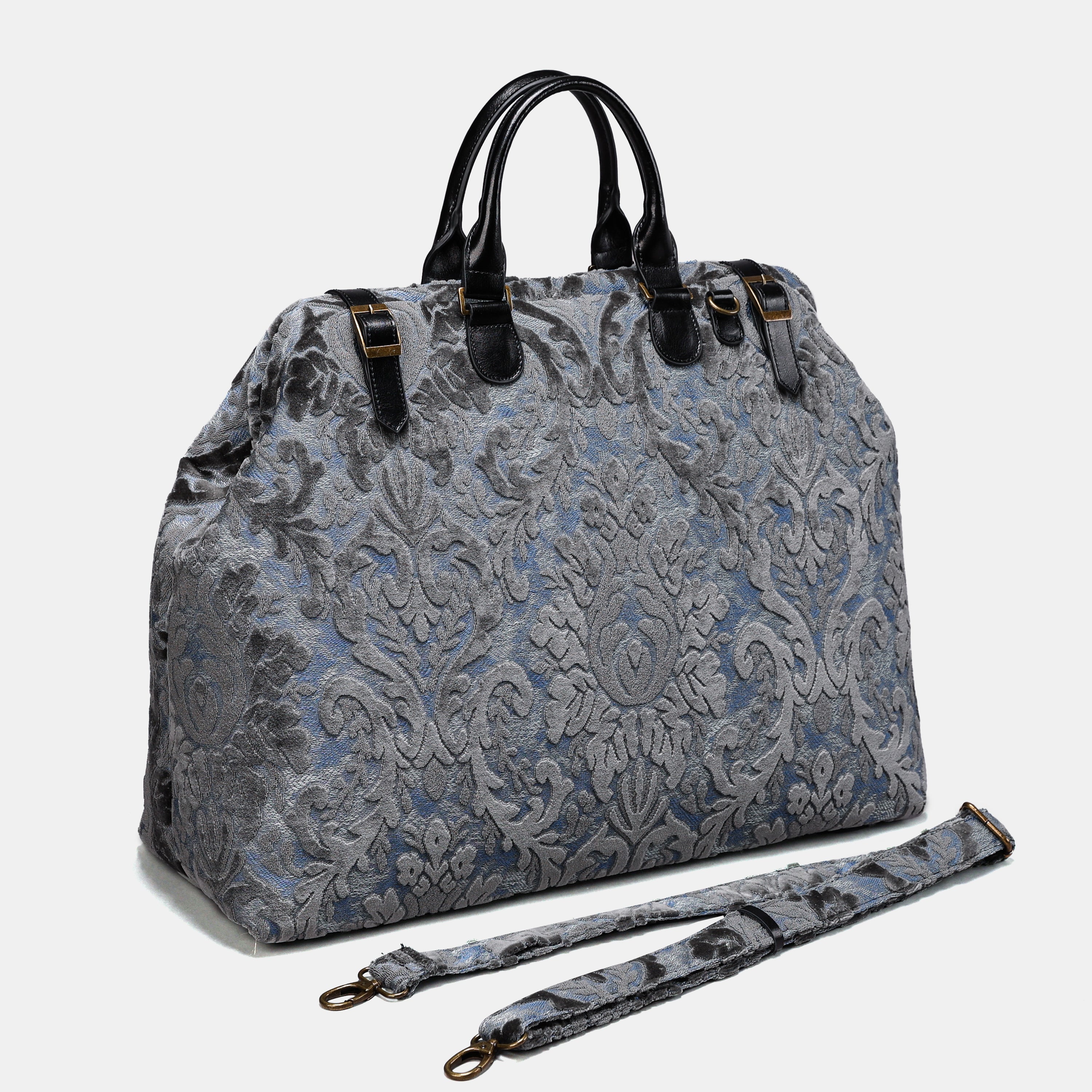 Damask Steel Blue Men's Carpetbag of America main