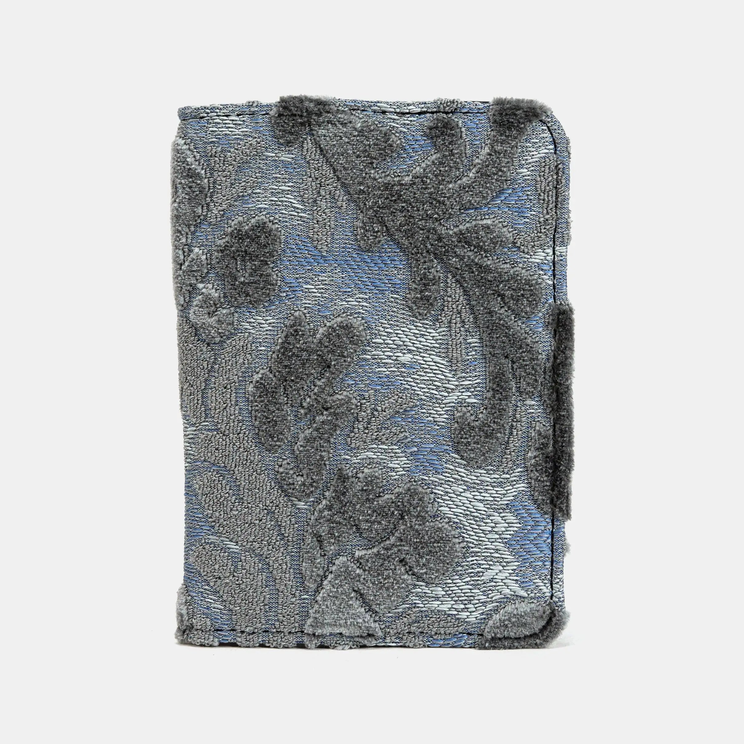 Burnout Velvet Steel Blue Passport Cover of America main