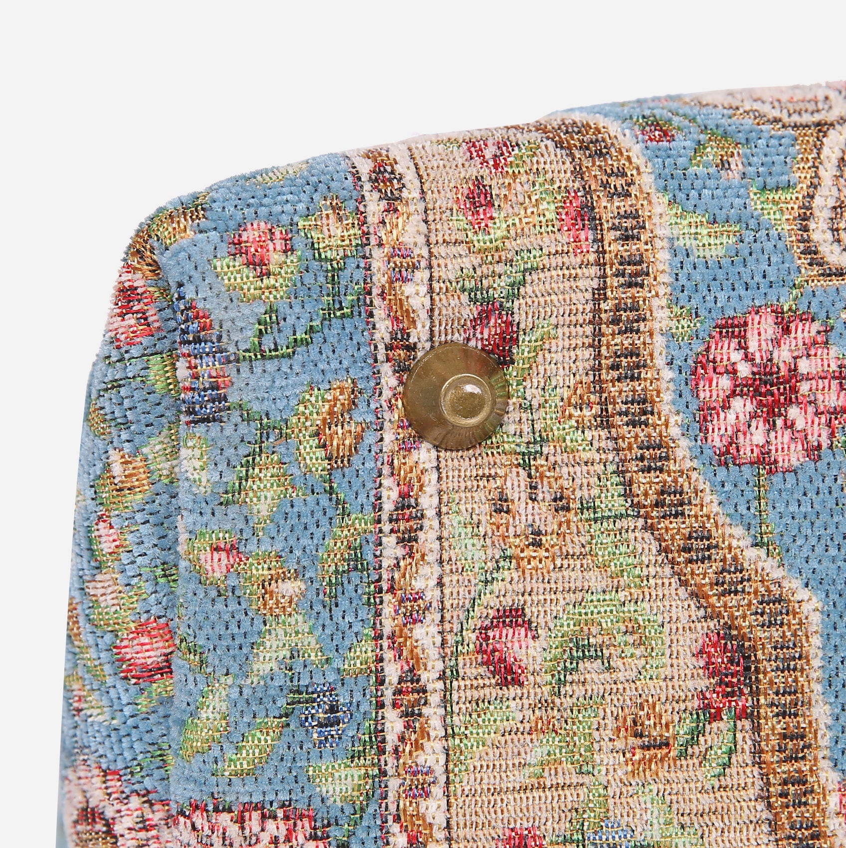 Oriental Blue Mary Poppins Weekender carpet bag MCW Handmade-5