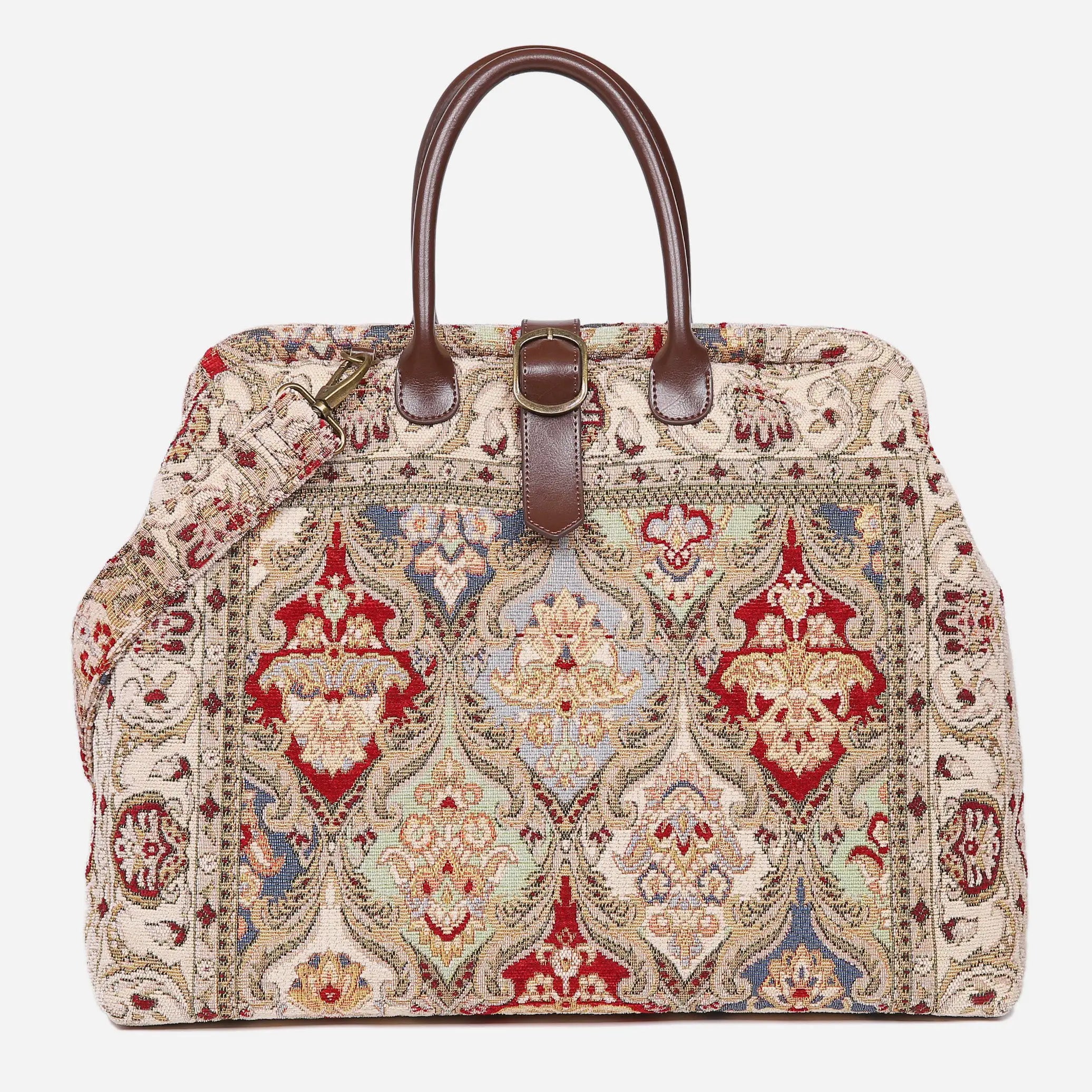 Golden Age Red Mary Poppins Weekender Carpetbag main