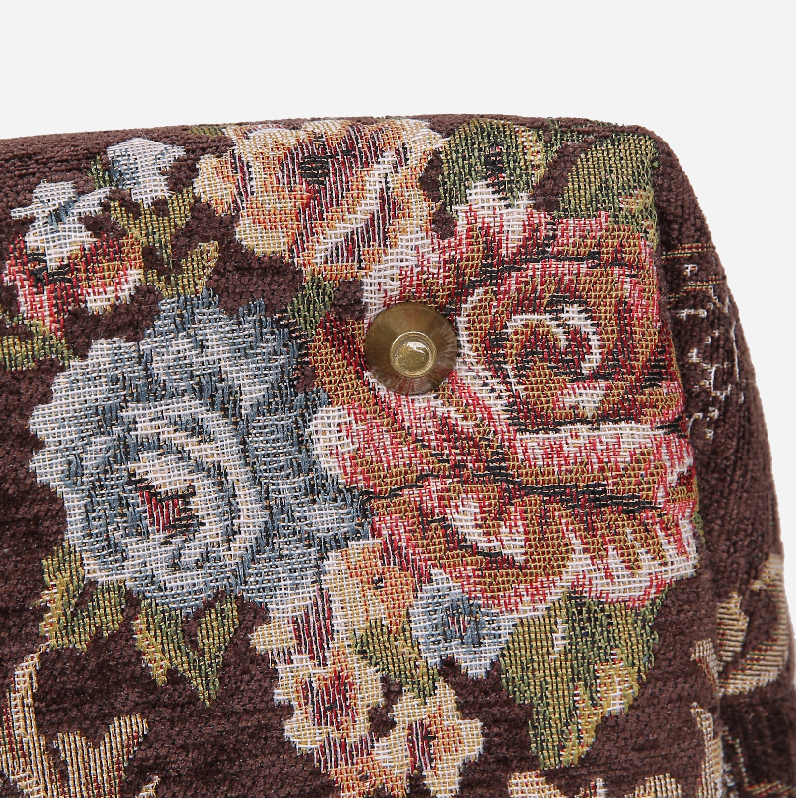Floral Coffee Mary Poppins Weekender carpet bag MCW Handmade-5