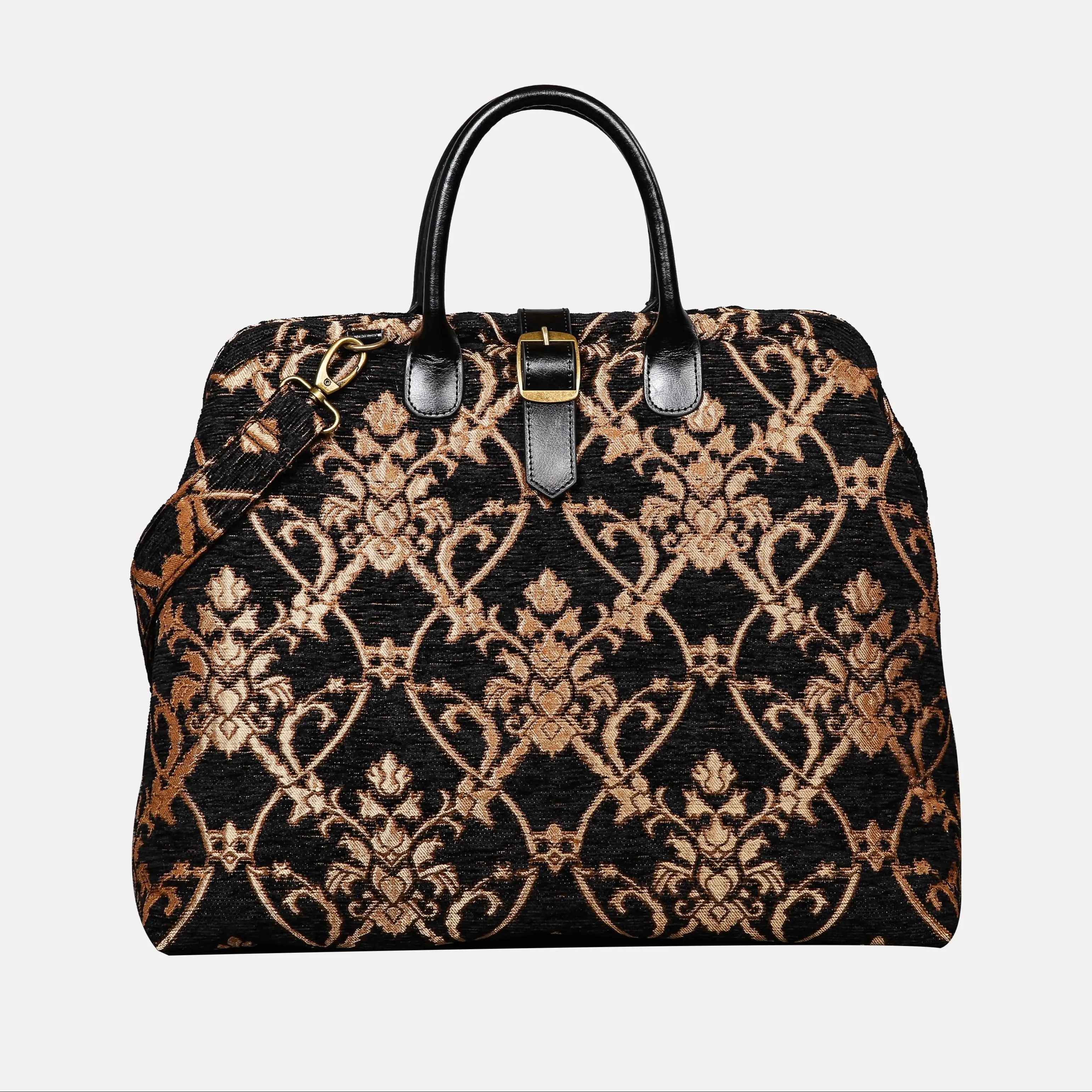 Carnaby Black Mary Poppins Weekender Carpetbag of America main