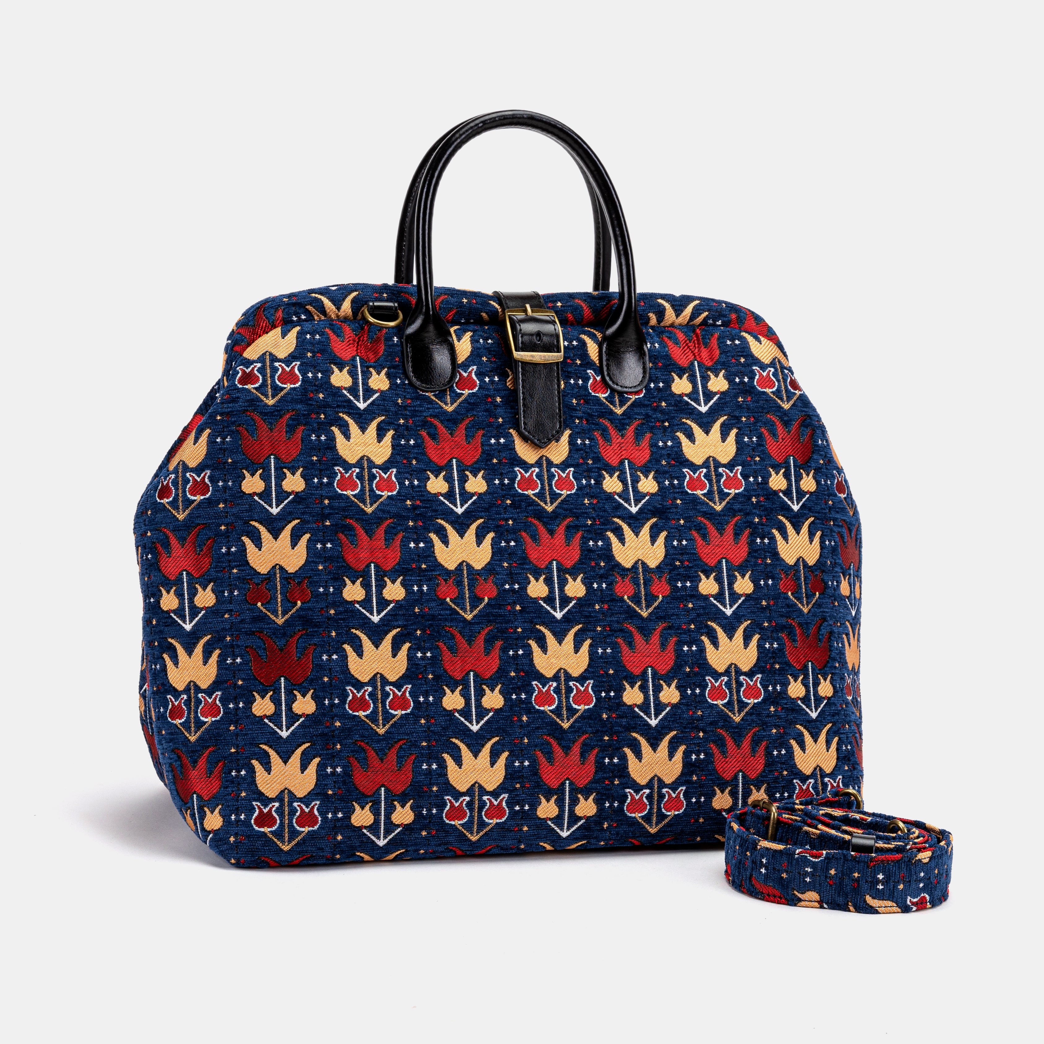 Poppy Bloom Mary Poppins Weekender with shoulder strap