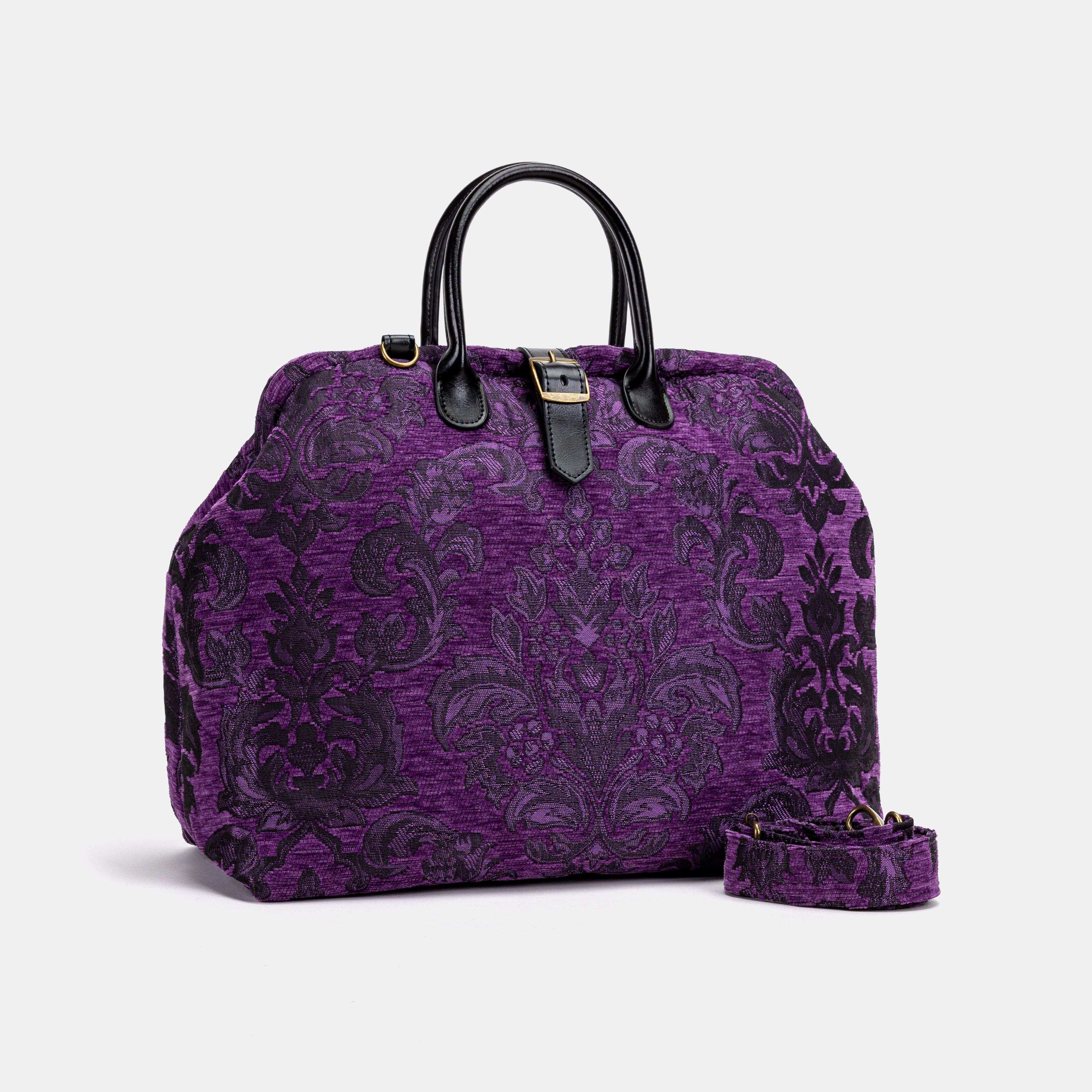 Victorian Blossom Purple Mary Poppins Weekender
