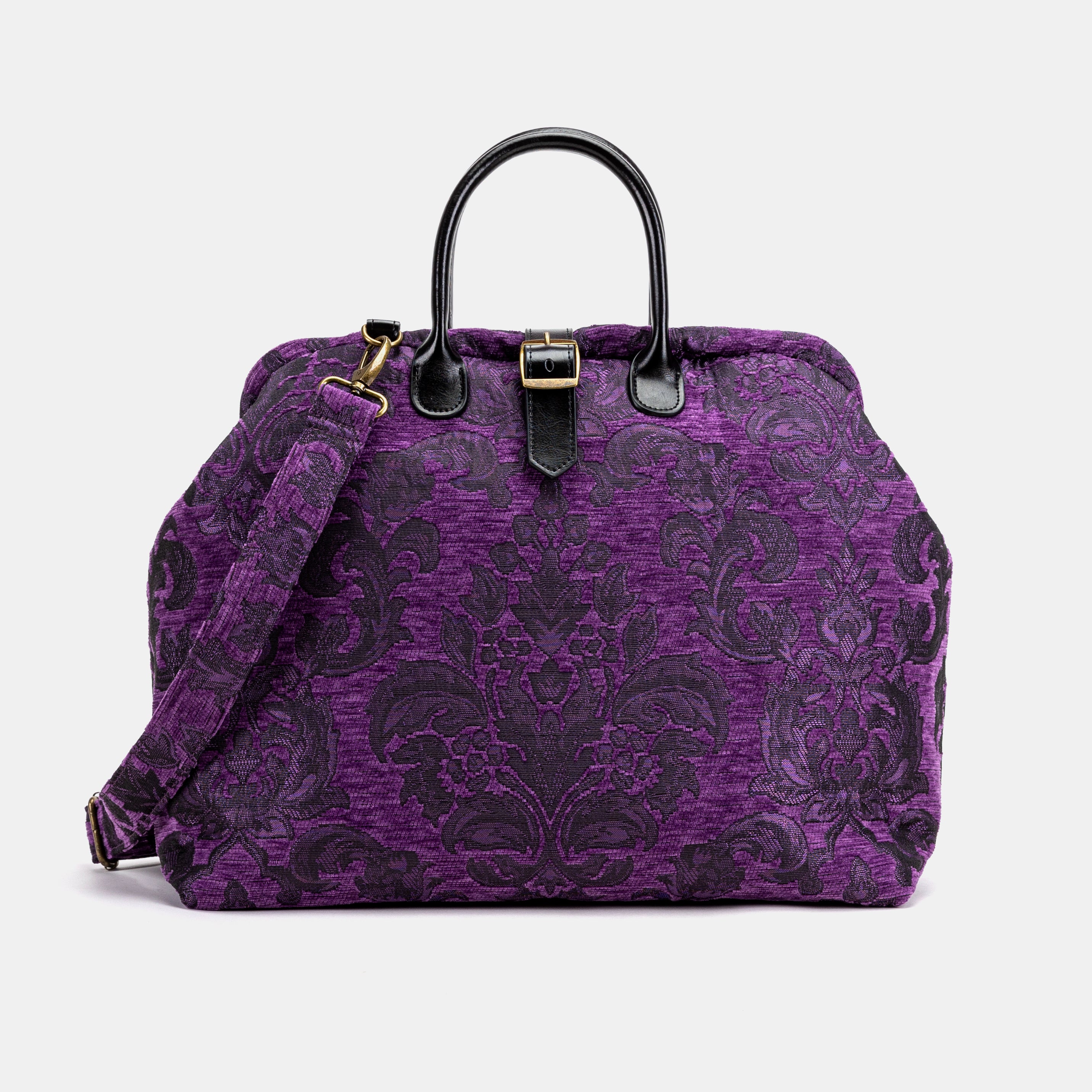 Victorian Blossom Purple Mary Poppins Weekender