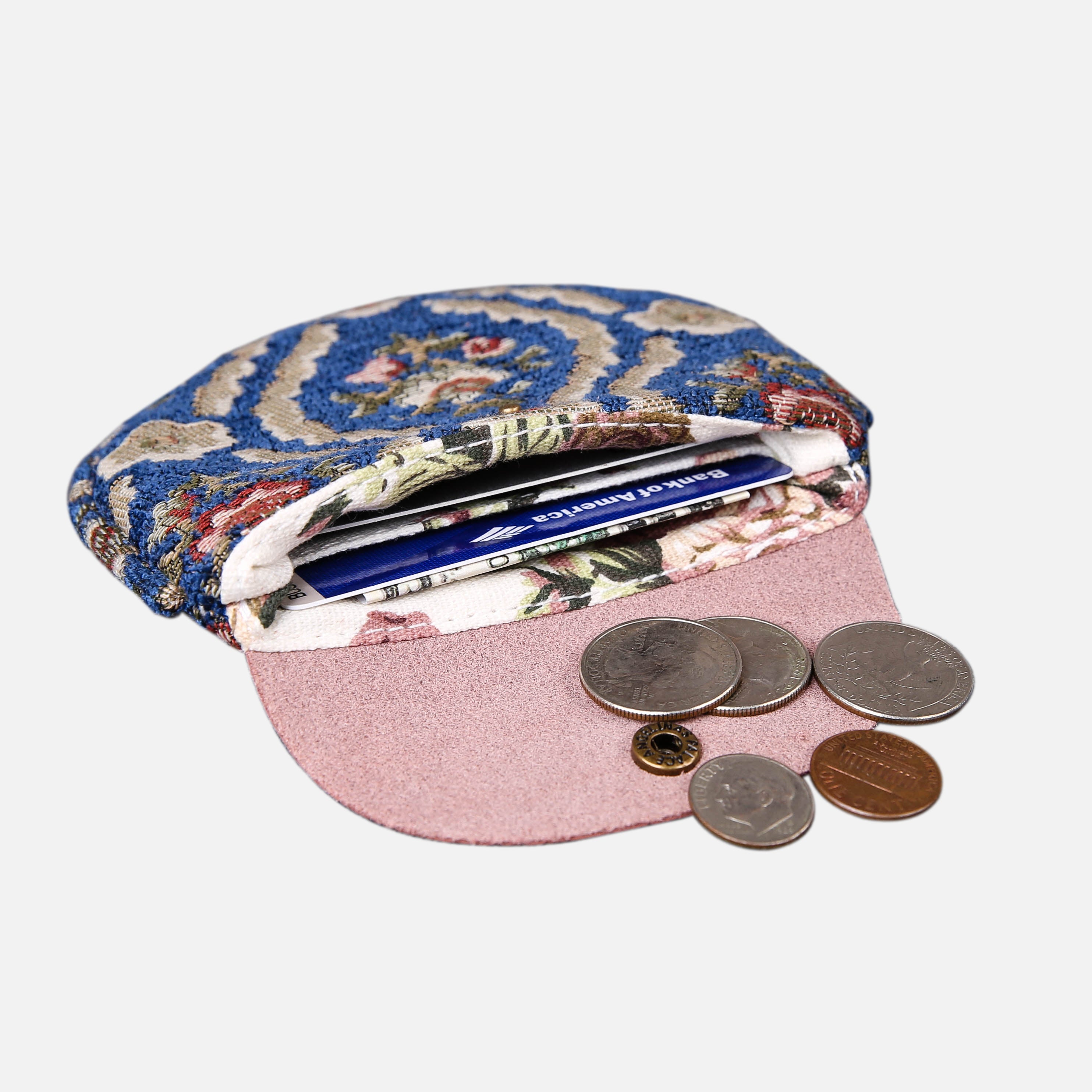 Traditional Pattern Series Flap Coin Purse  MCW Handmade-3